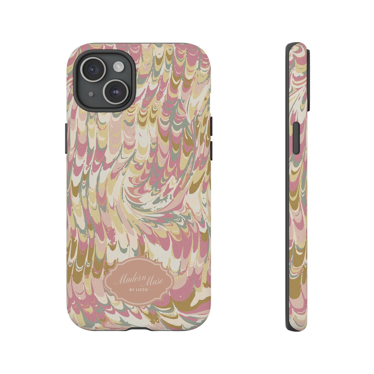Peachy Italian Marble Phone Case