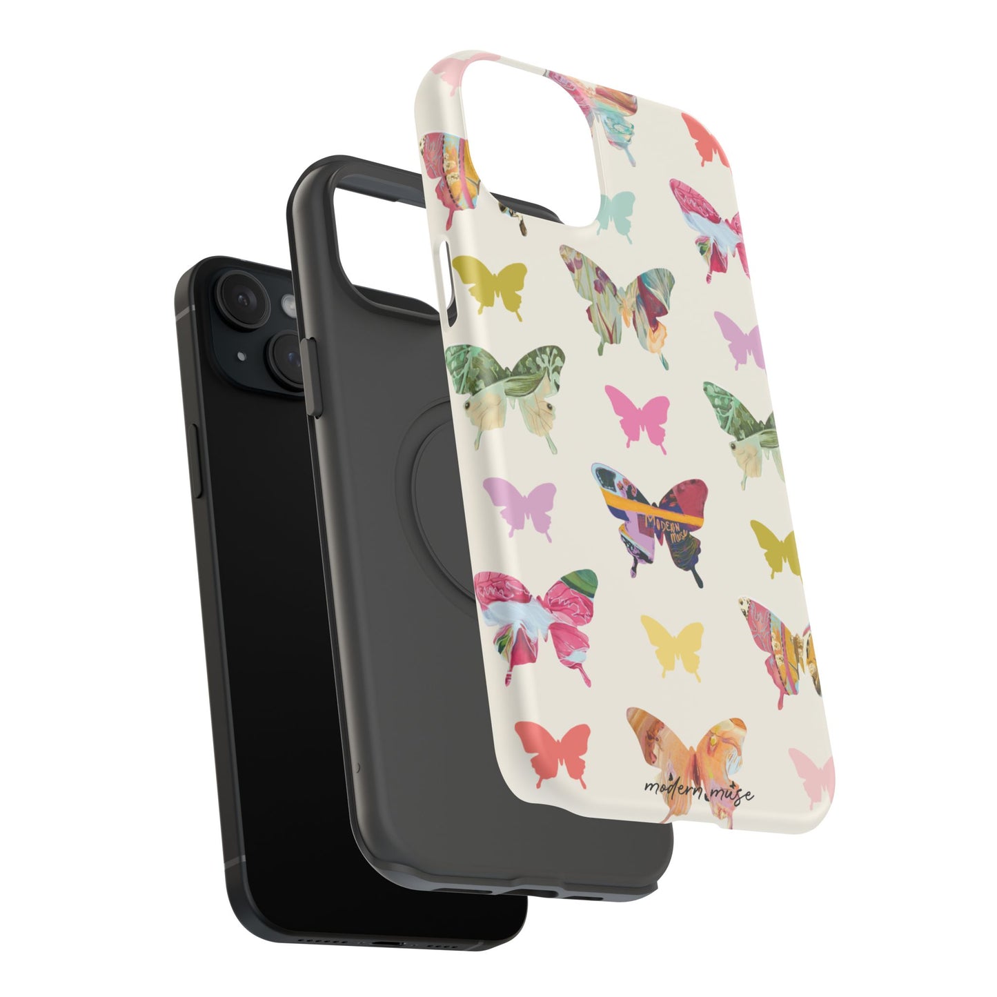 Monochromatic Butterfly Phone Case