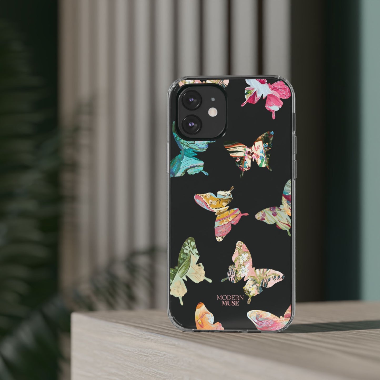 Clear Large Butterflies Phone Case