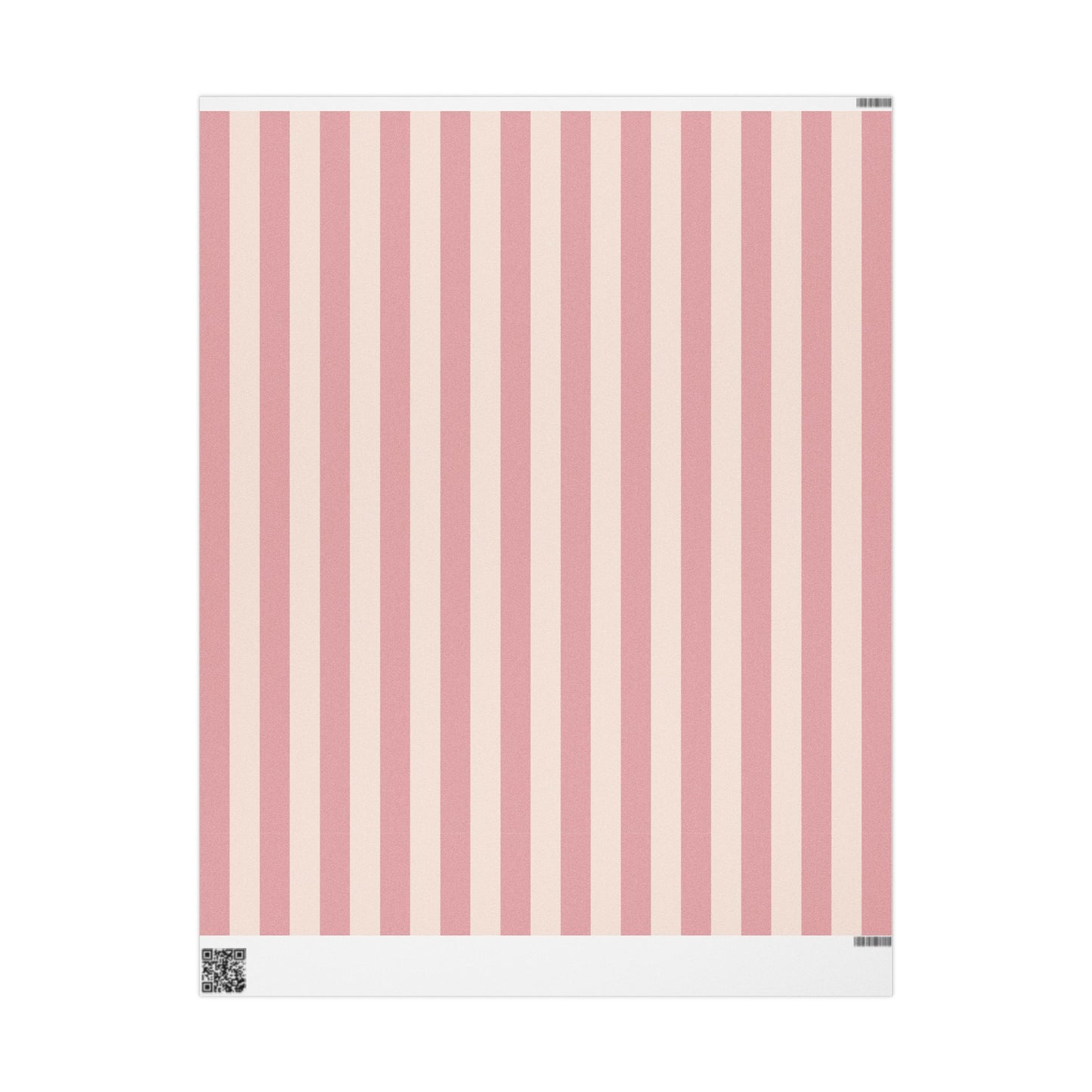 Light Pink Stripe Gift Wrap