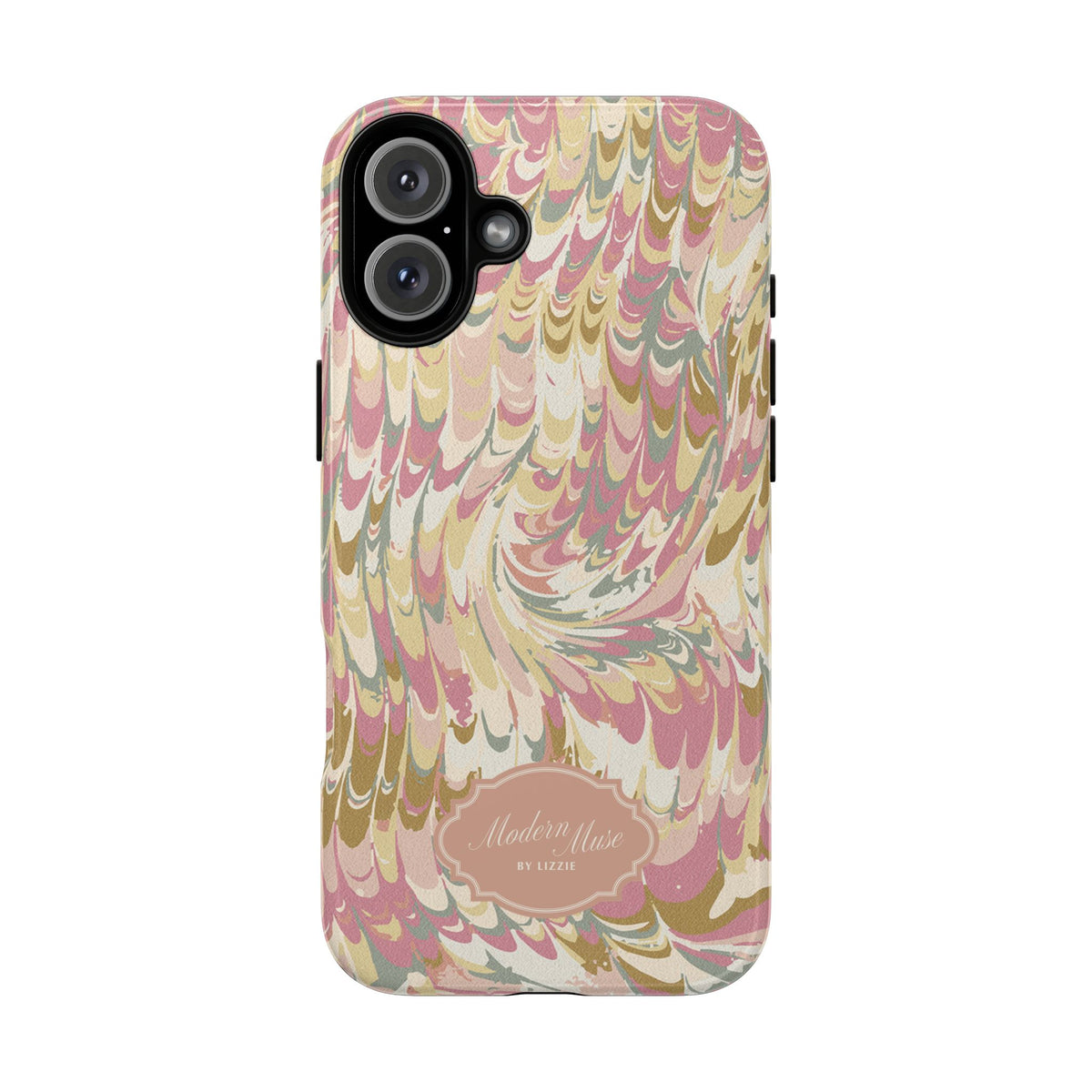 Peachy Italian Marble Phone Case