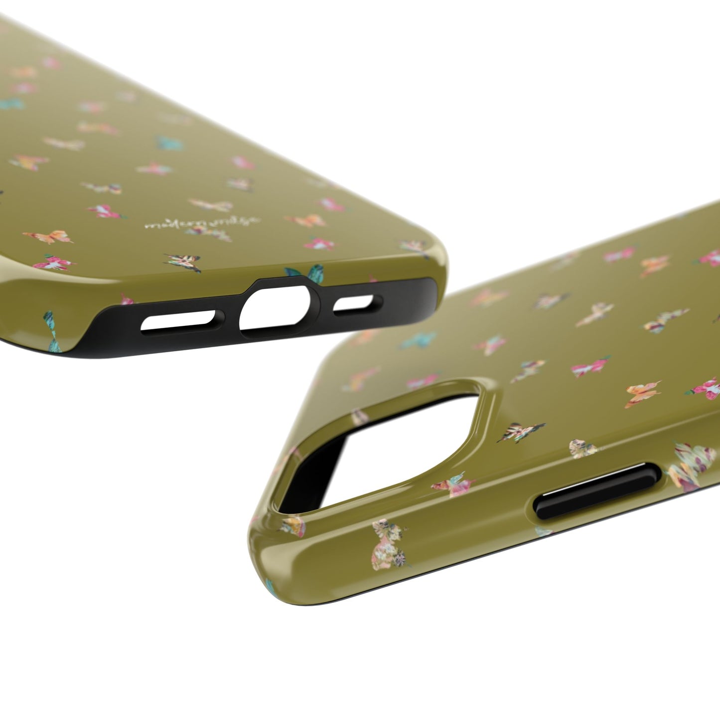 Mini Butterflies Chartreuse Phone Case