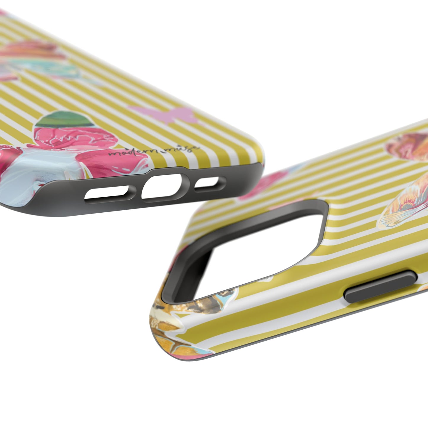 Stripe Butterfly Phone Case