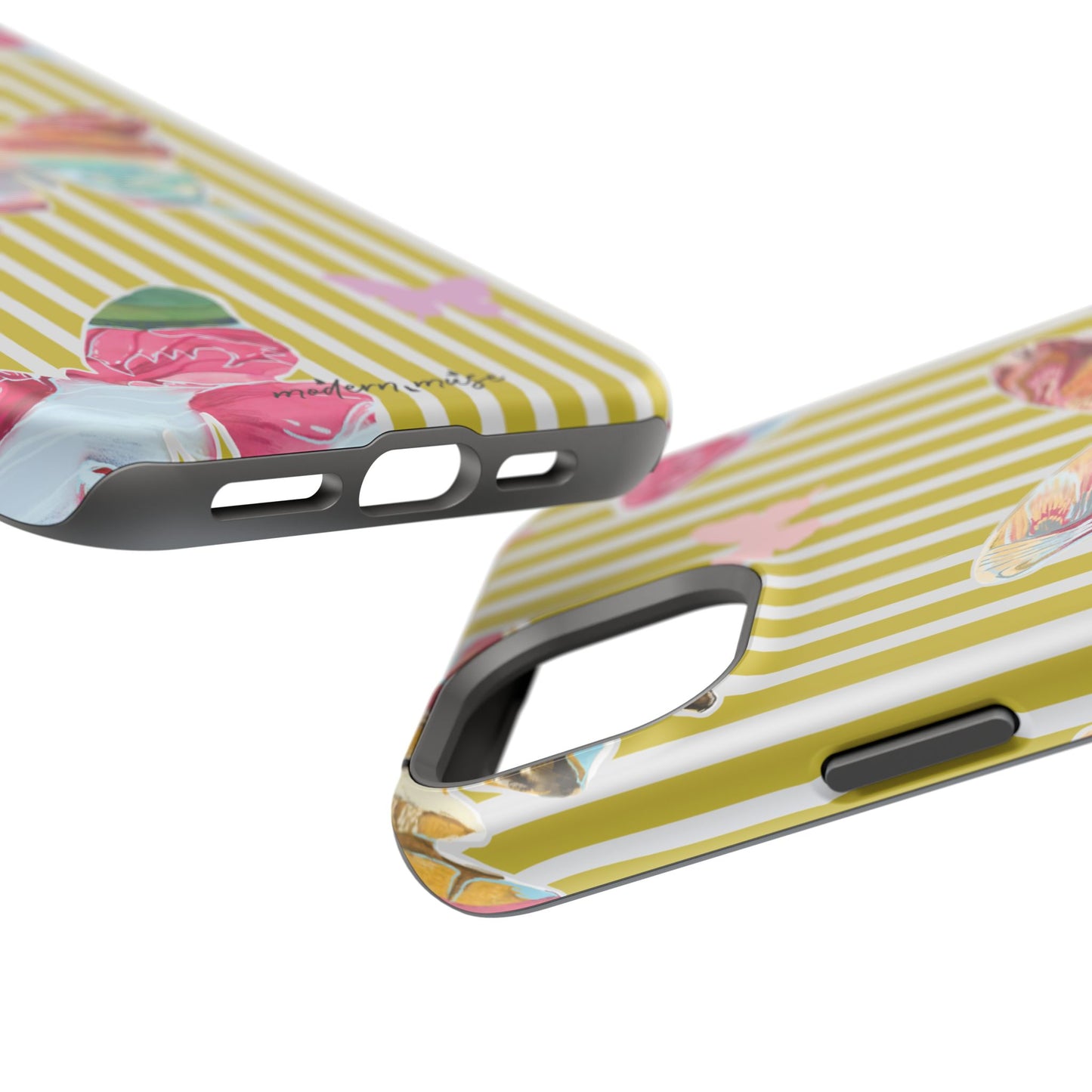 Stripe Butterfly Phone Case