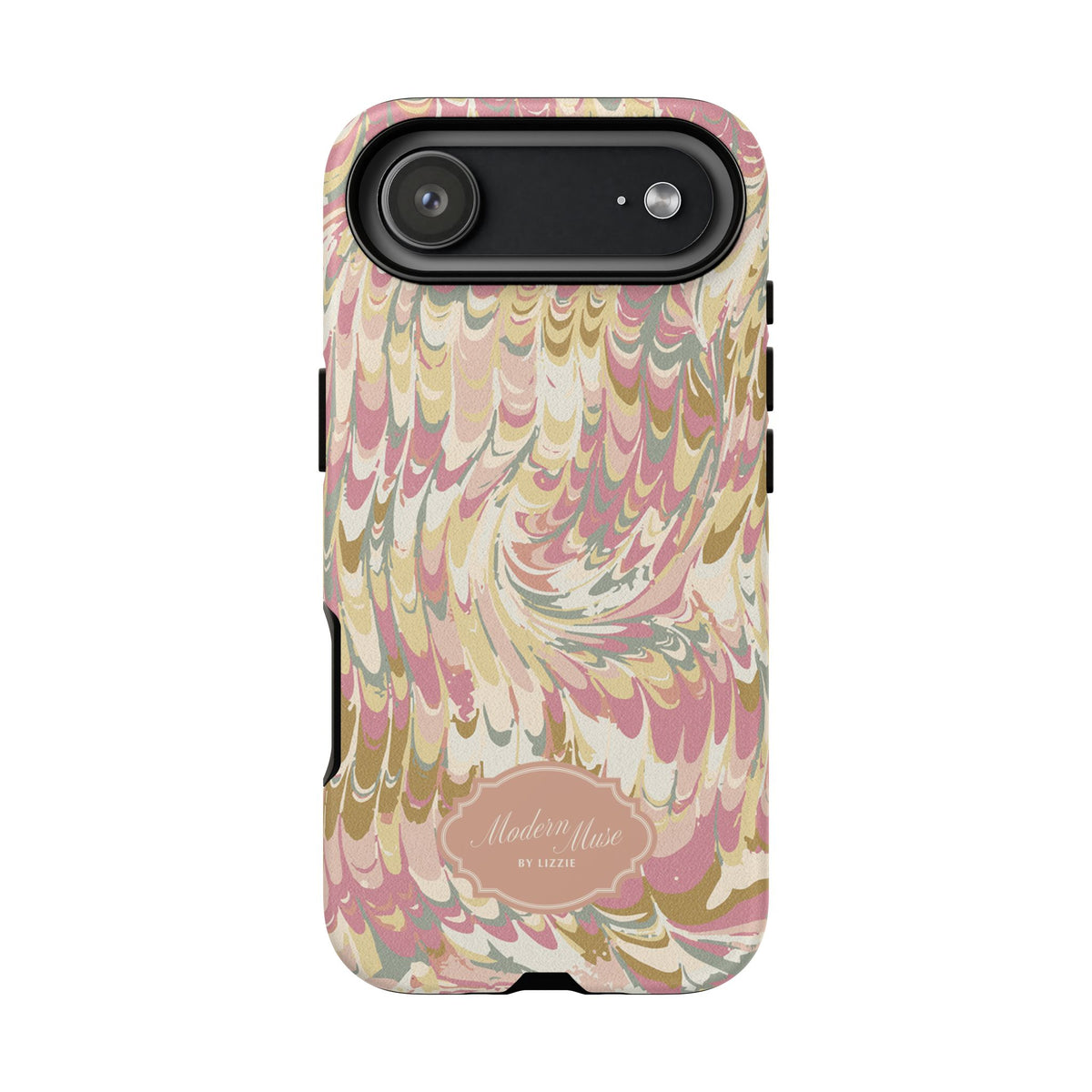 Peachy Italian Marble Phone Case