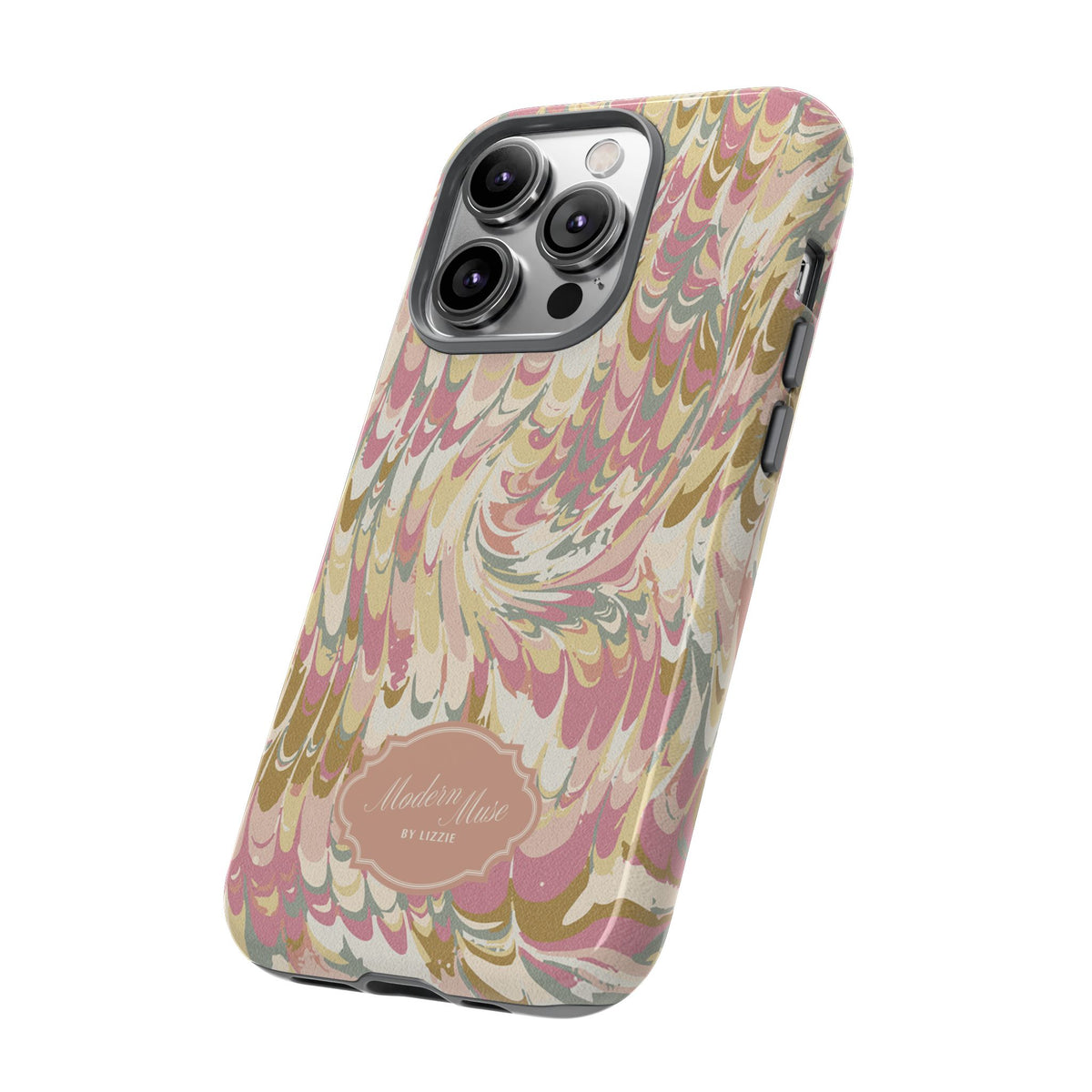 Peachy Italian Marble Phone Case