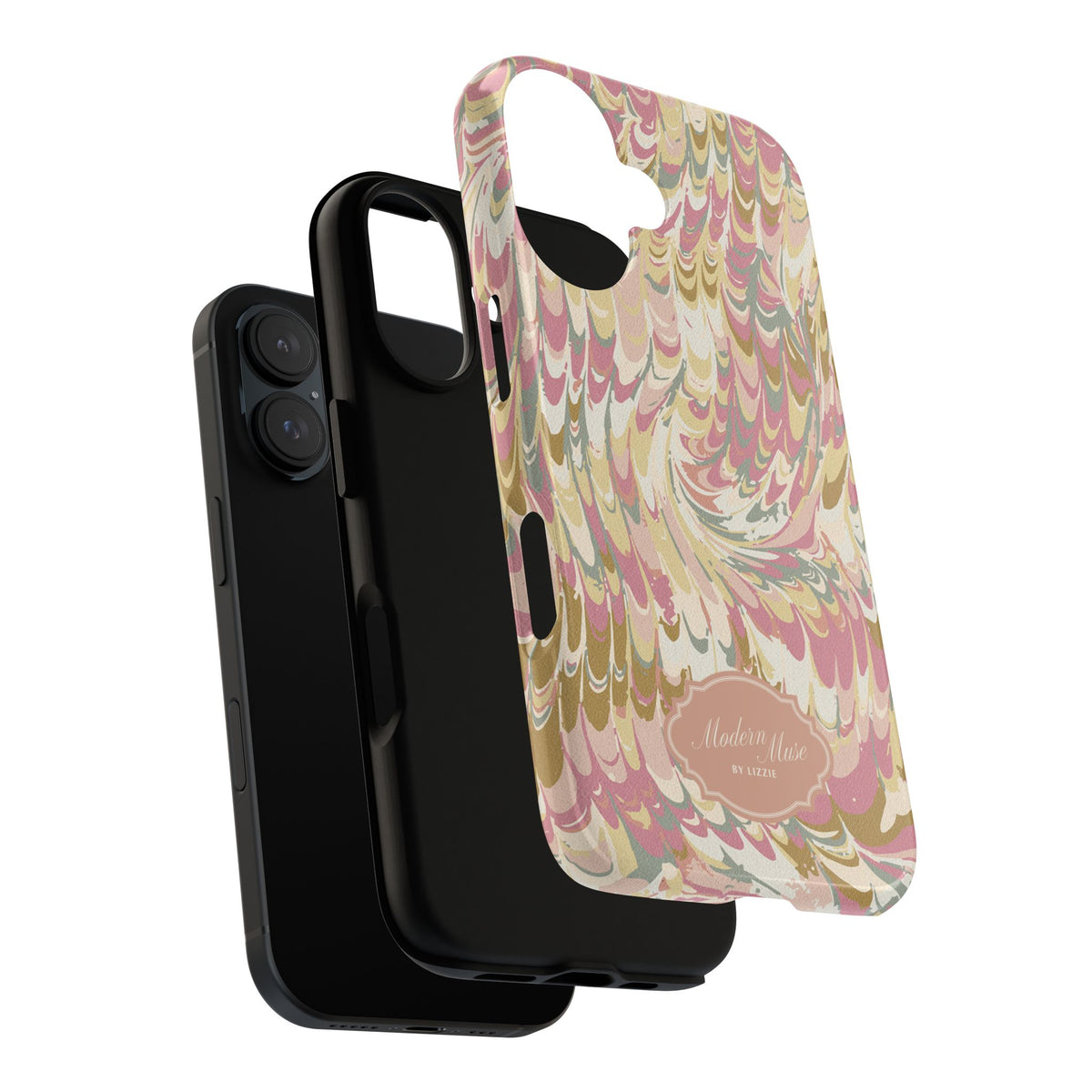 Peachy Italian Marble Phone Case