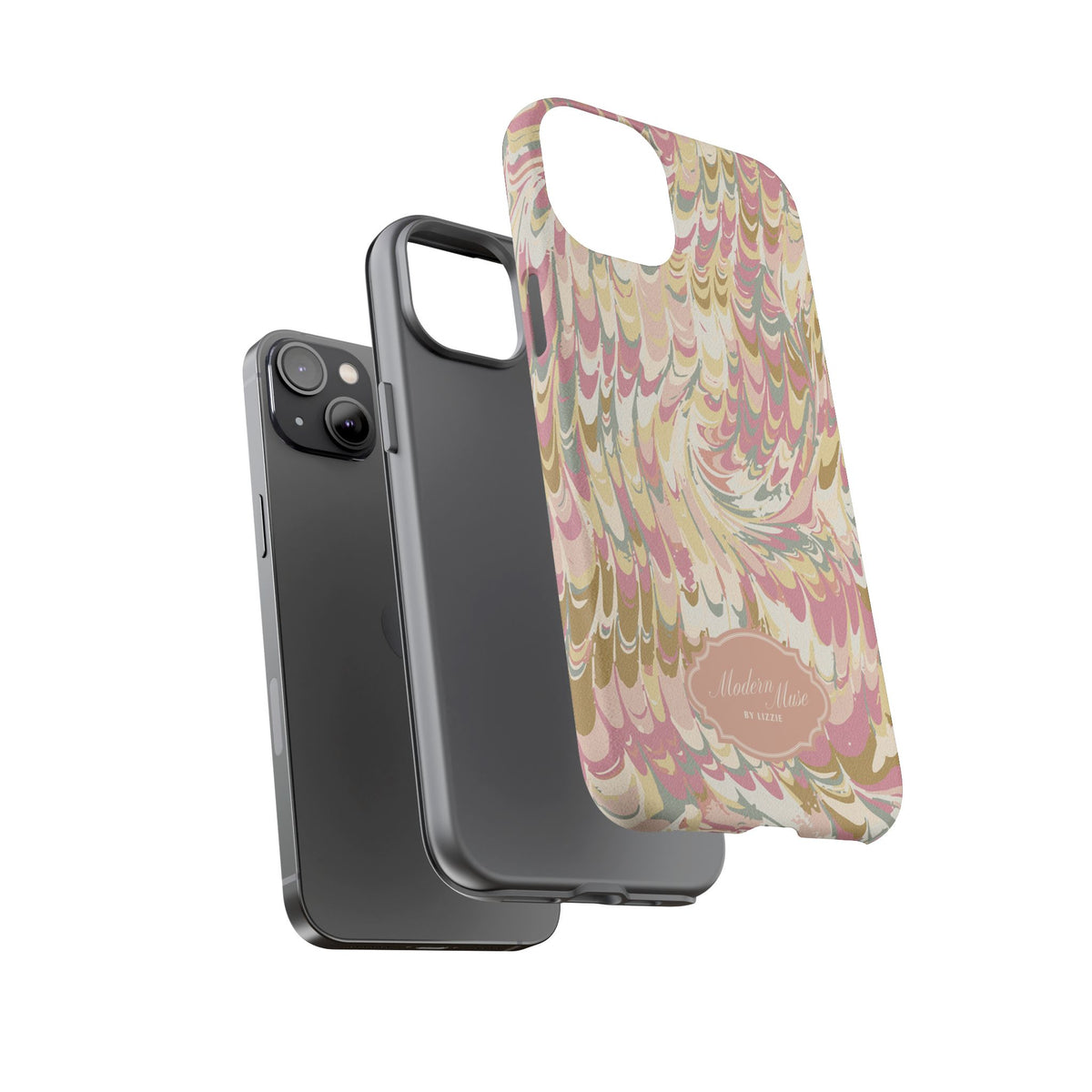 Peachy Italian Marble Phone Case