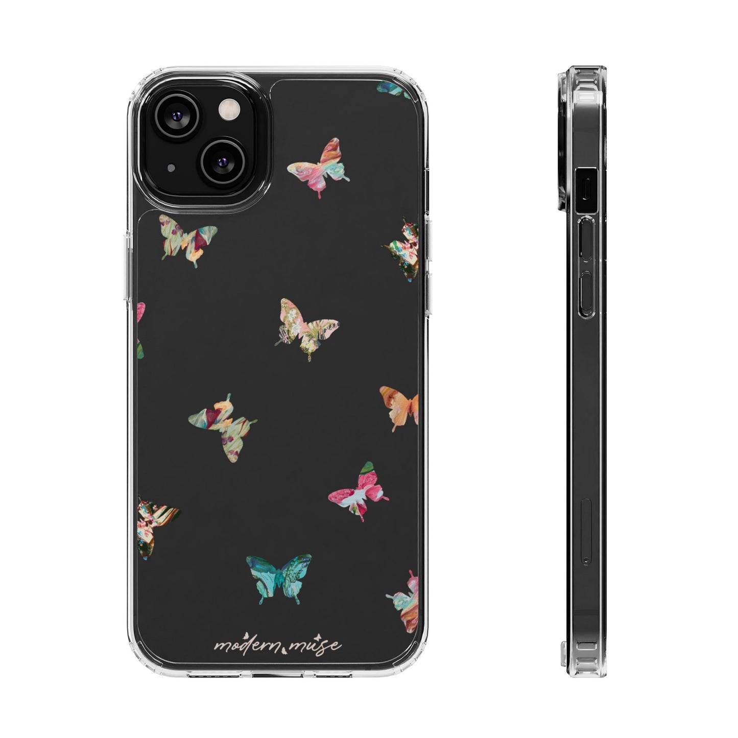 Clear Mini Butterflies Phone Case