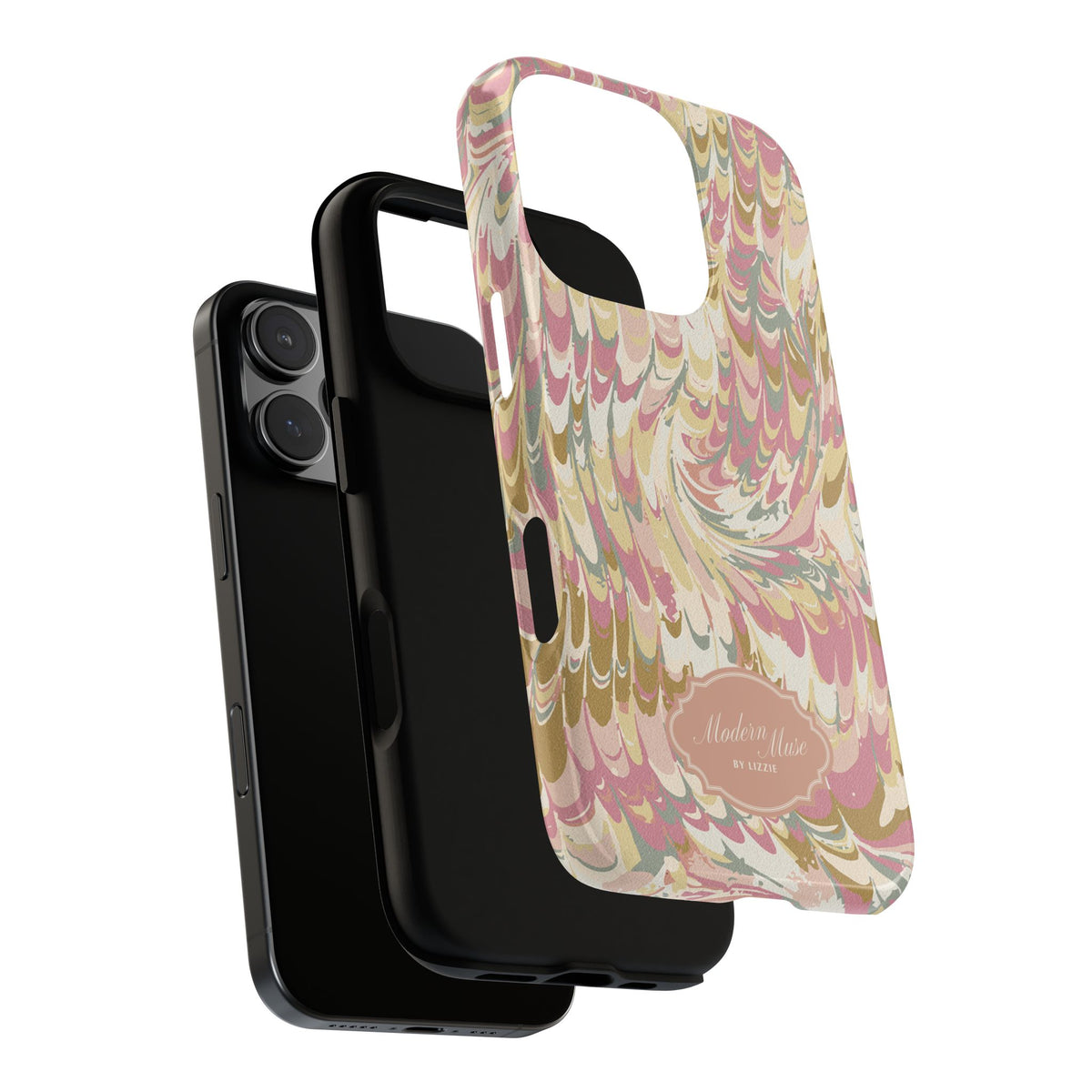 Peachy Italian Marble Phone Case