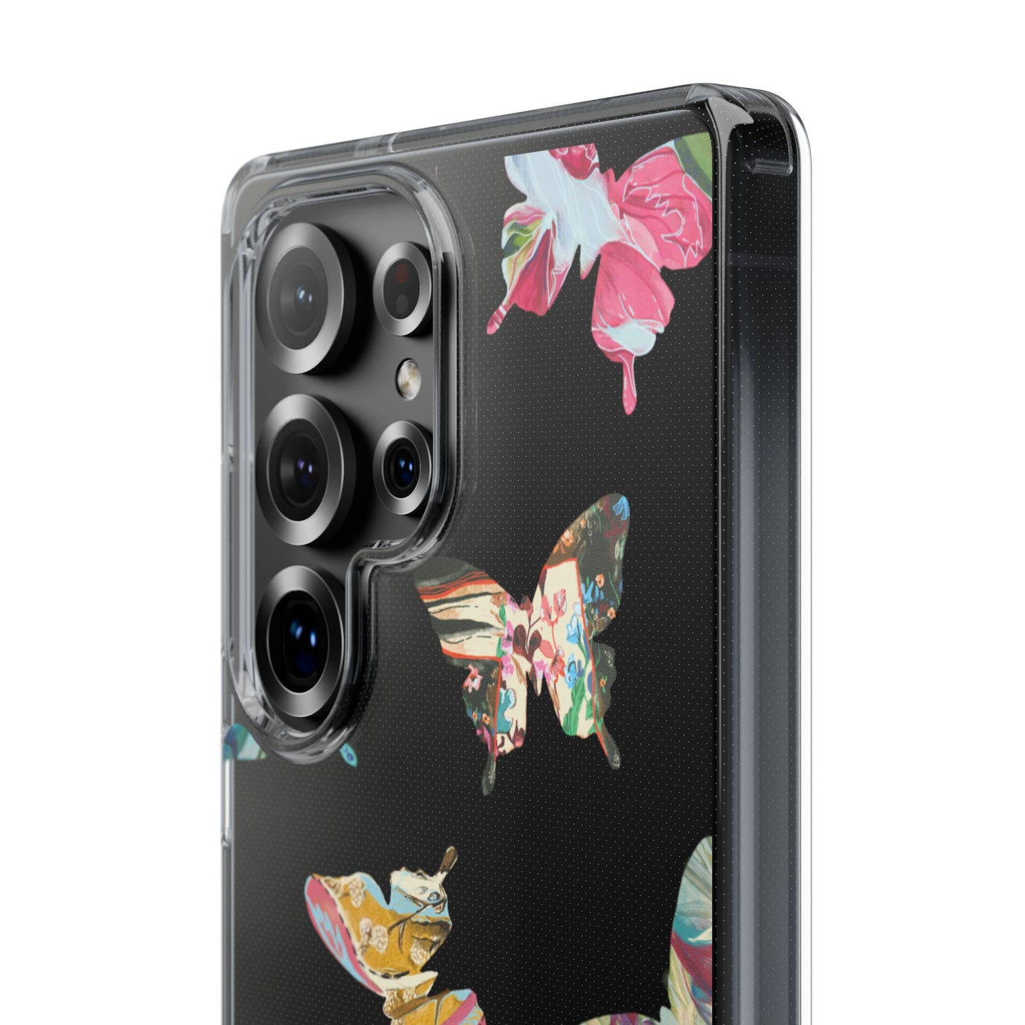 Clear Large Butterflies Phone Case