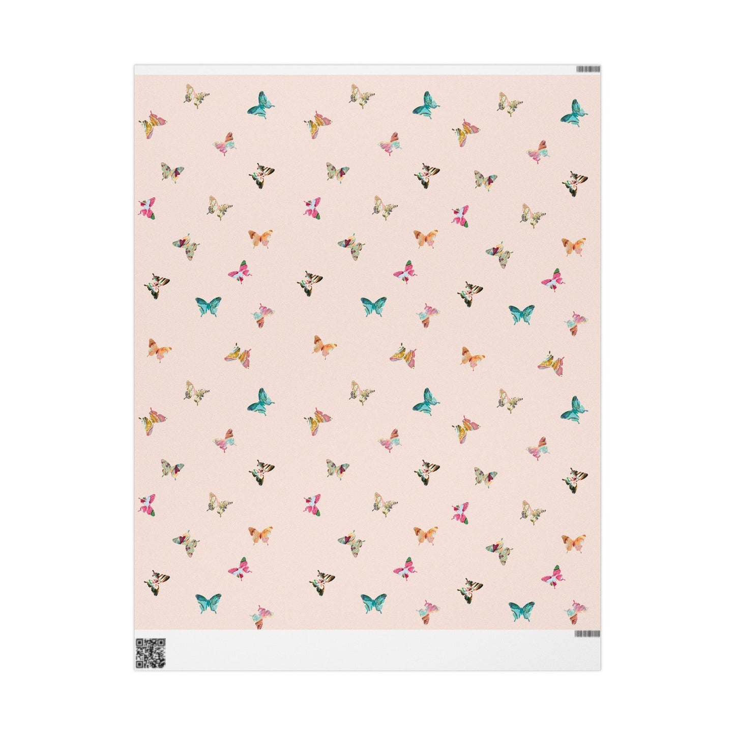 Blush Butterfly Gift Wrap
