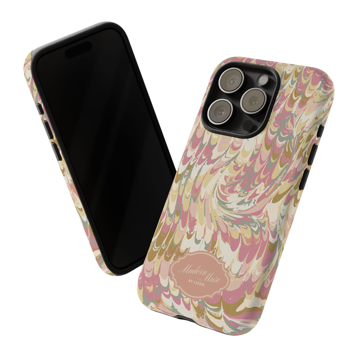 Peachy Italian Marble Phone Case