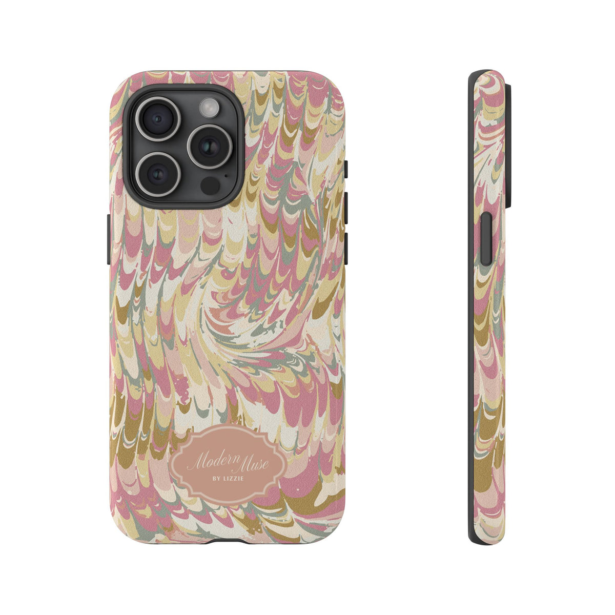 Peachy Italian Marble Phone Case