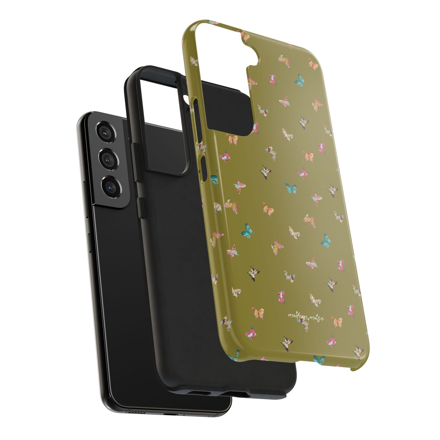 Mini Butterflies Chartreuse Phone Case