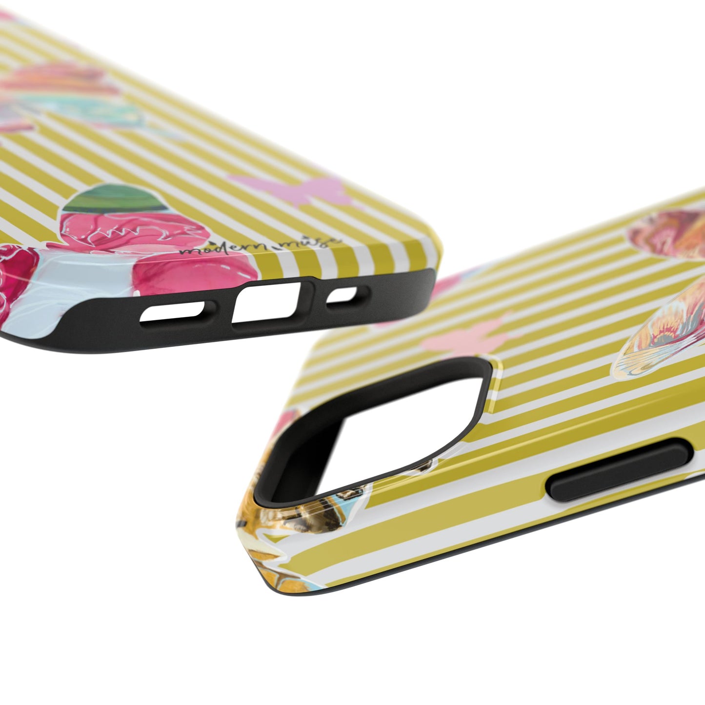 Stripe Butterfly Phone Case