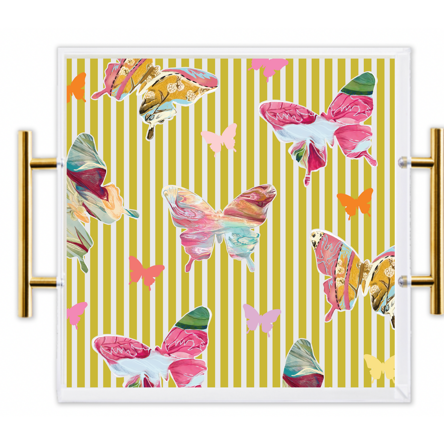 Large Stripe Butterfly Tray