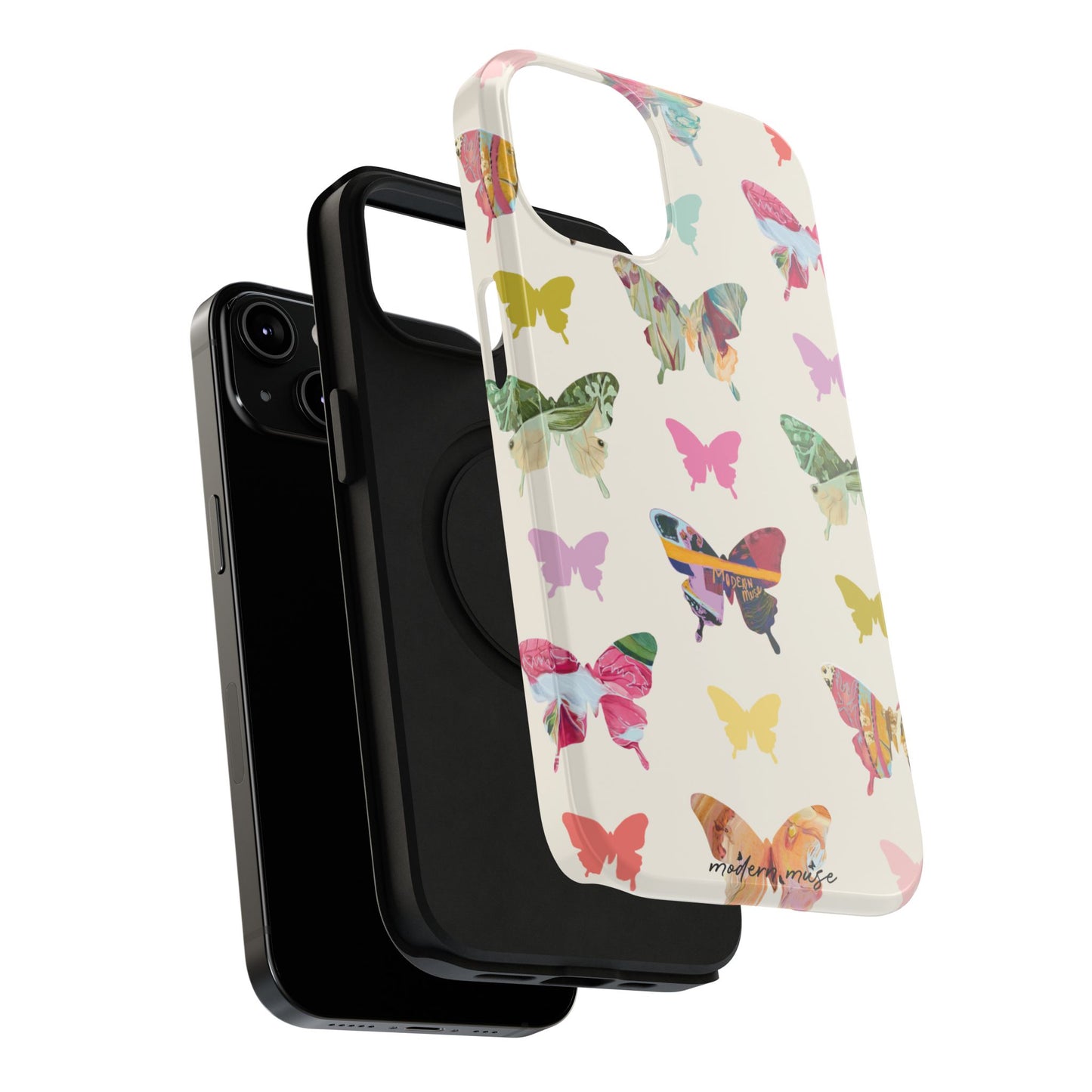 Monochromatic Butterfly Phone Case