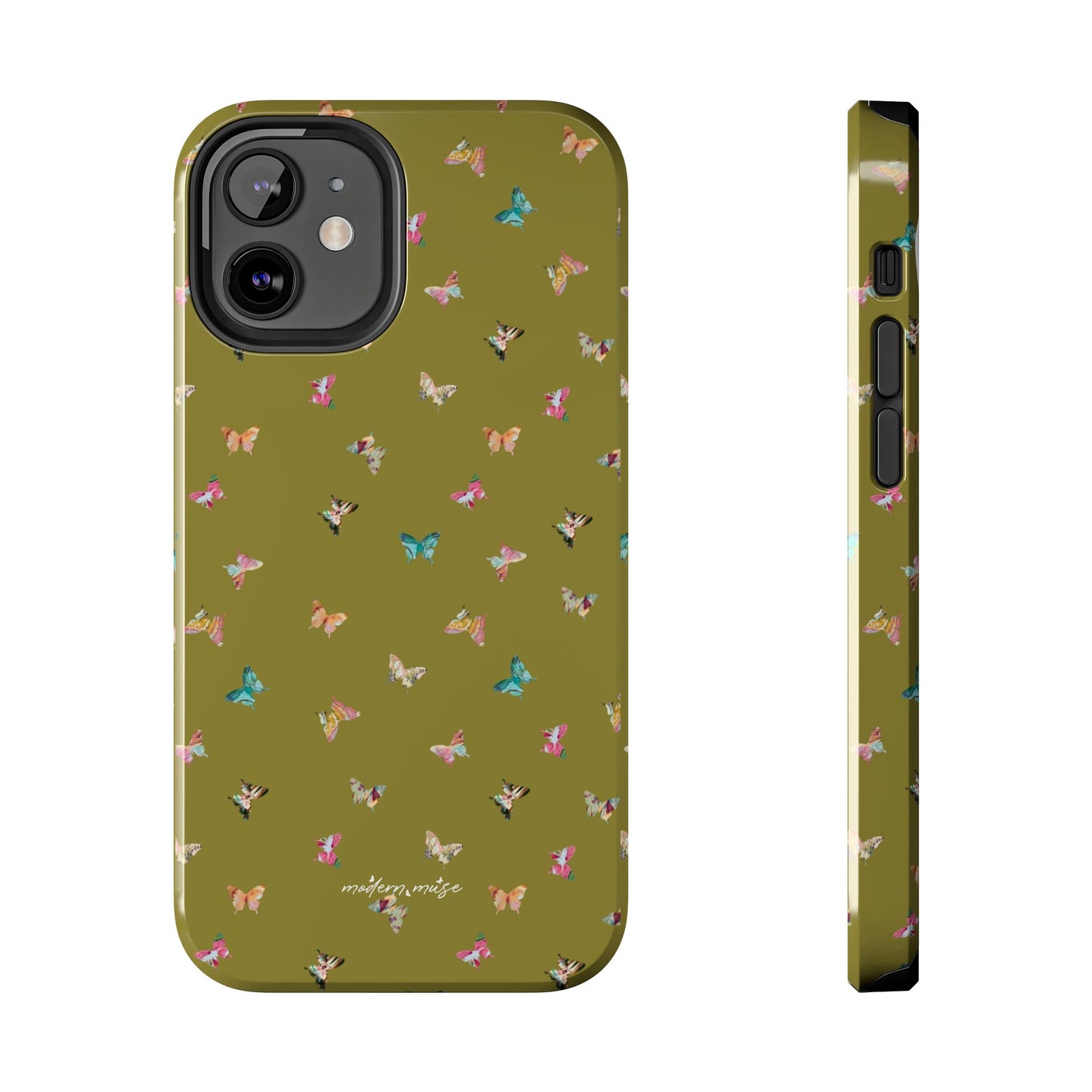 Mini Butterflies Chartreuse Phone Case