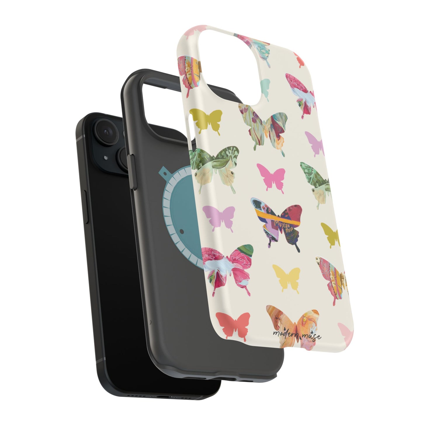 Monochromatic Butterfly Phone Case