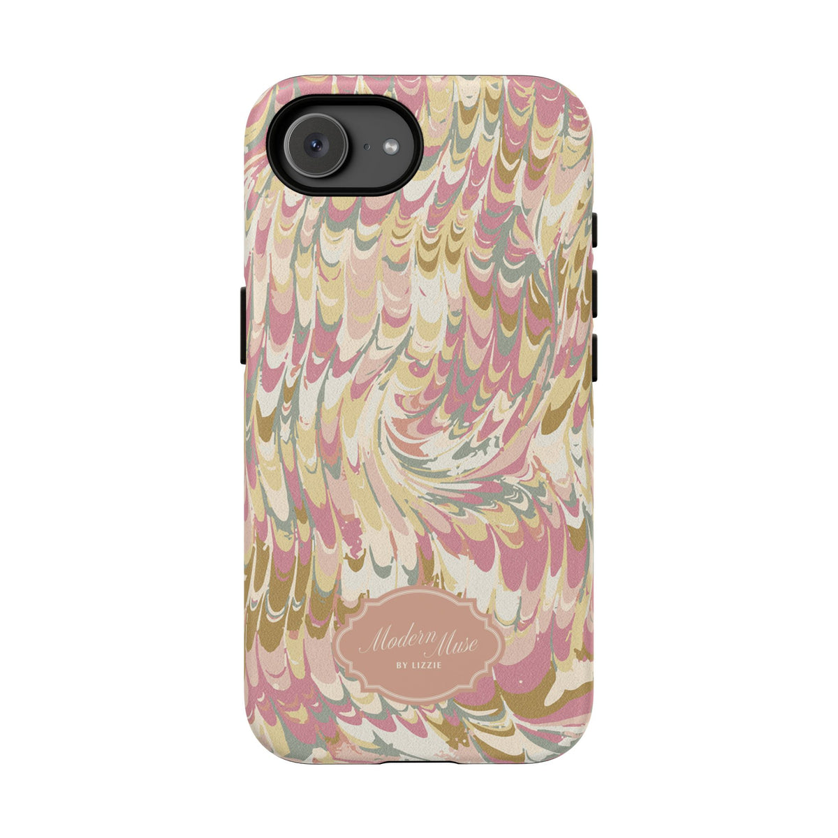 Peachy Italian Marble Phone Case