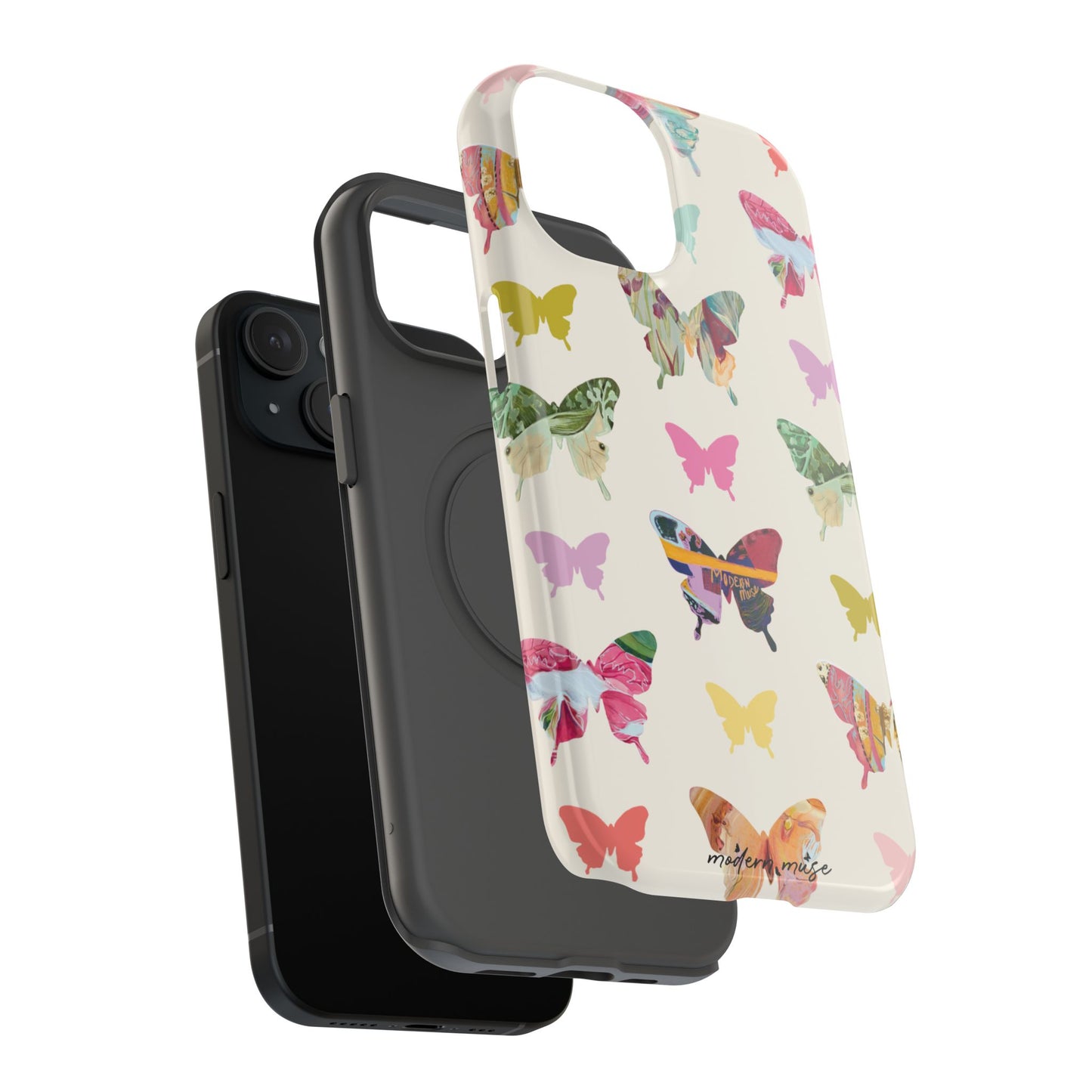 Monochromatic Butterfly Phone Case