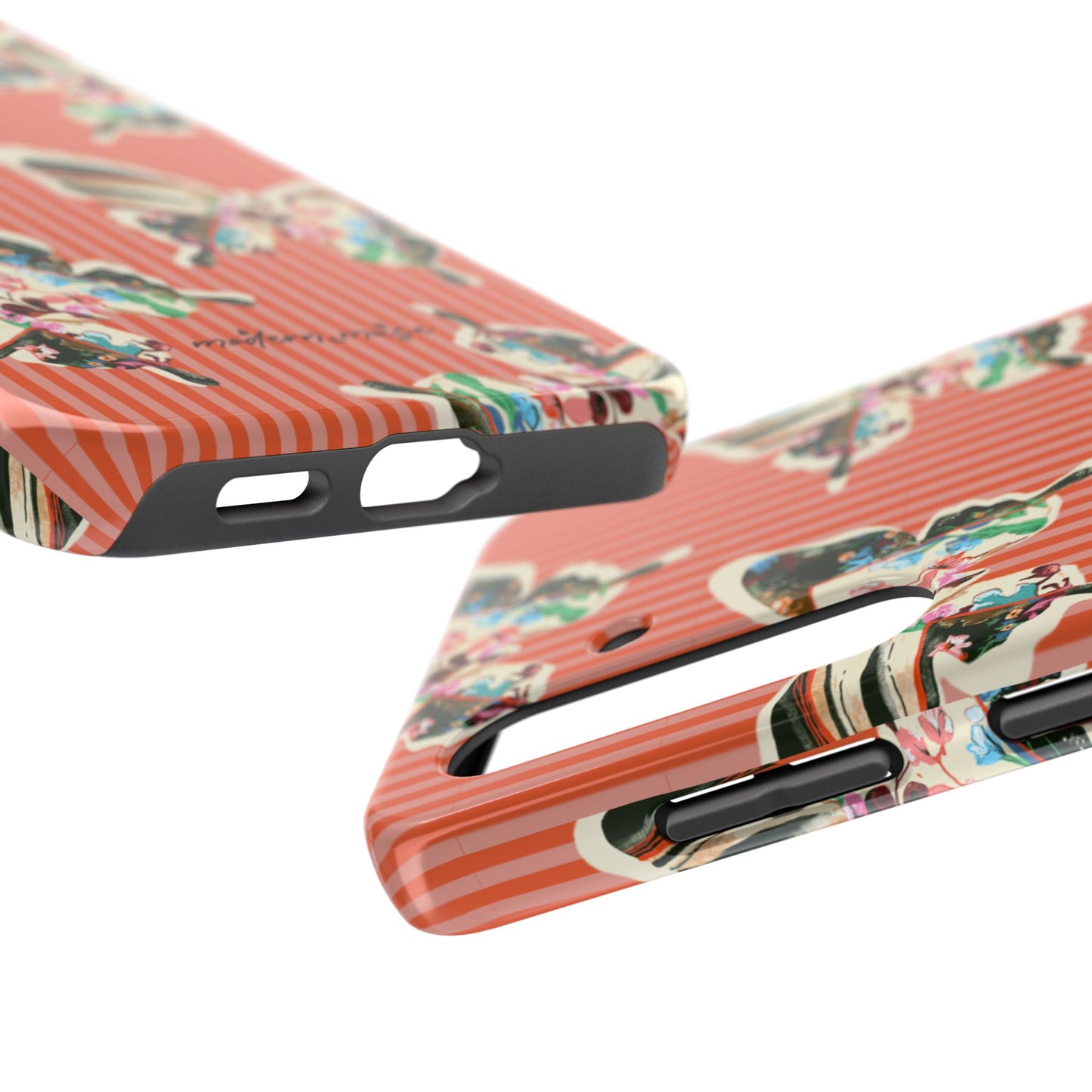 Red Stripe Butterfly Phone Case