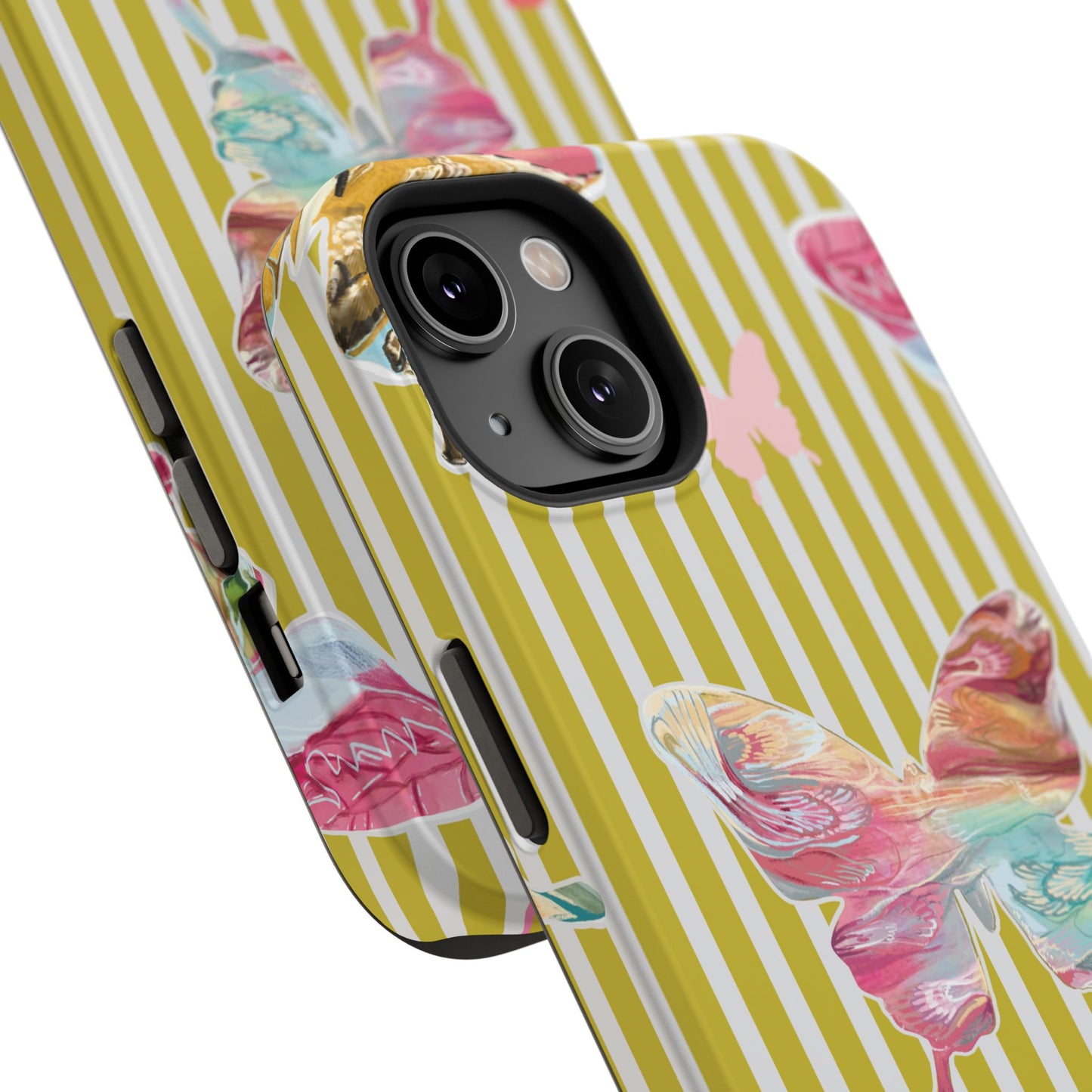 Stripe Butterfly Phone Case