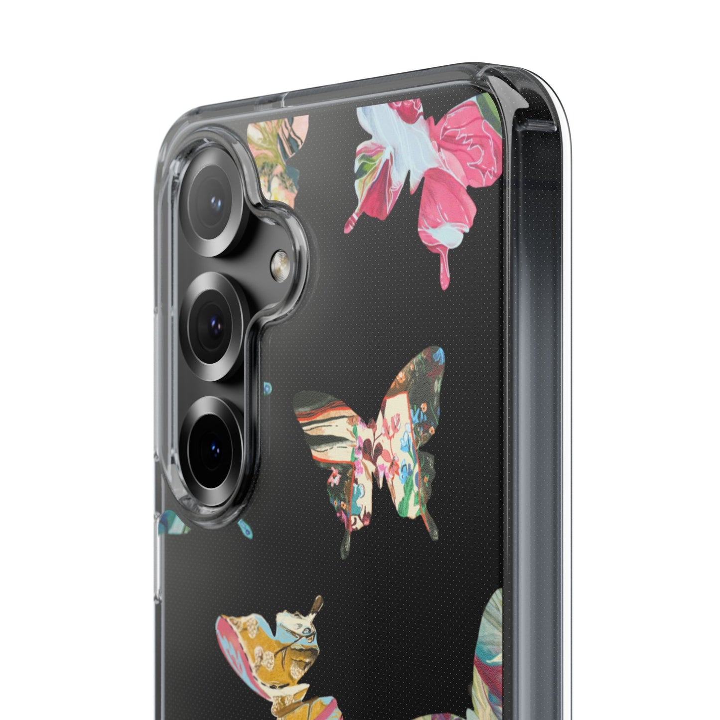 Clear Large Butterflies Phone Case
