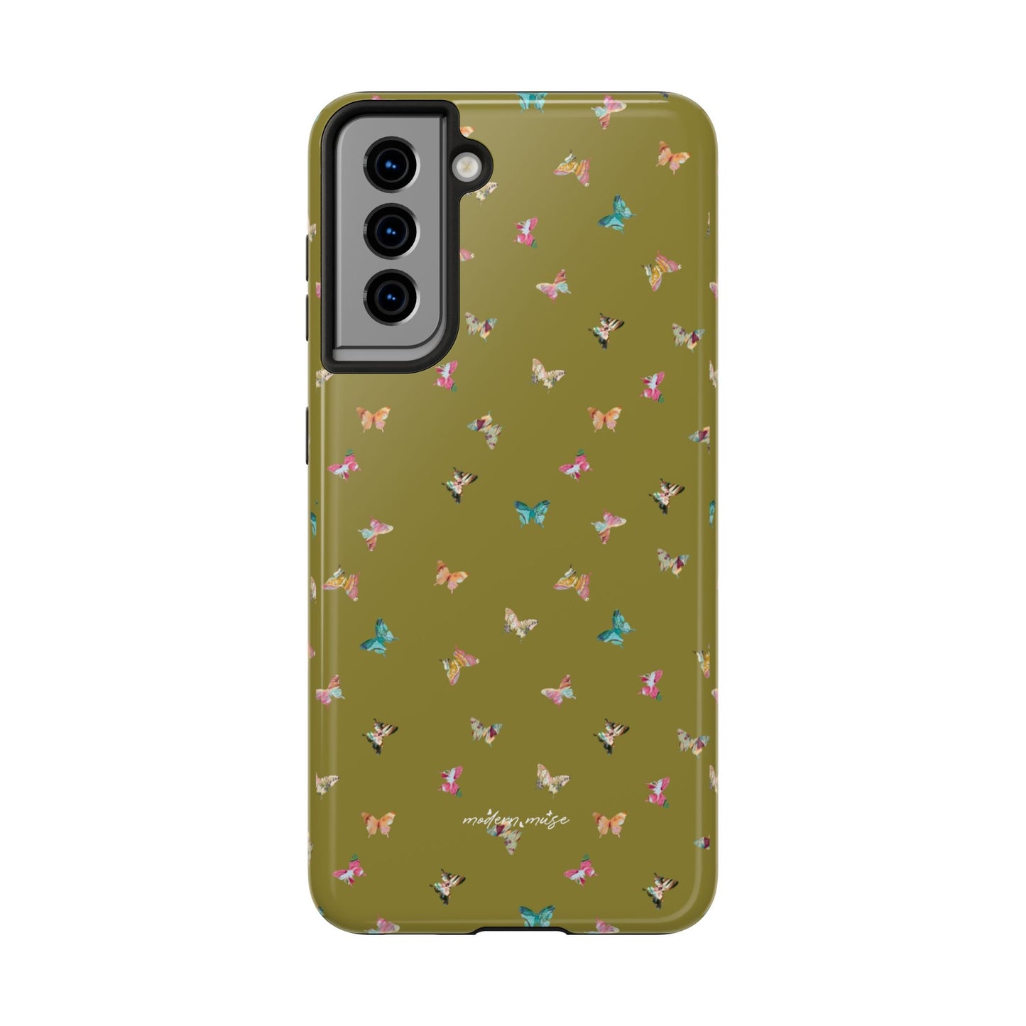 Mini Butterflies Chartreuse Phone Case