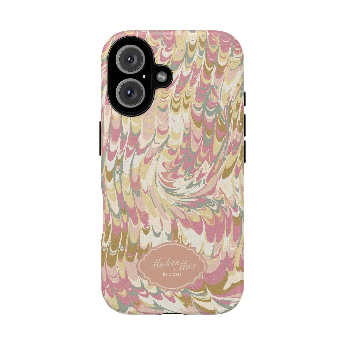 Peachy Italian Marble Phone Case