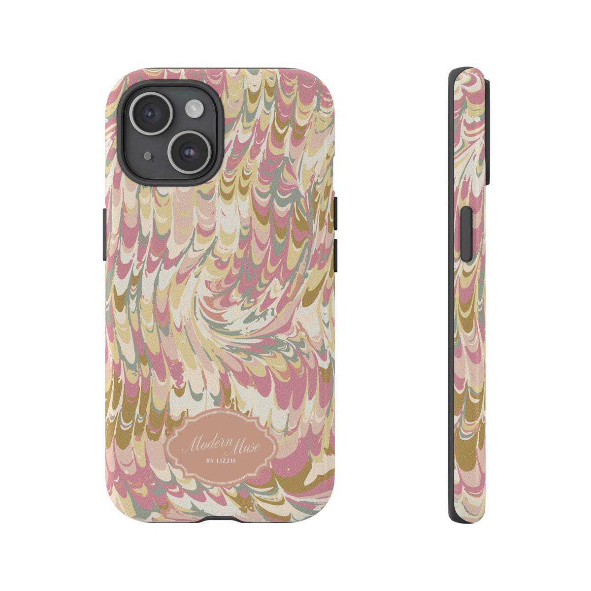 Peachy Italian Marble Phone Case