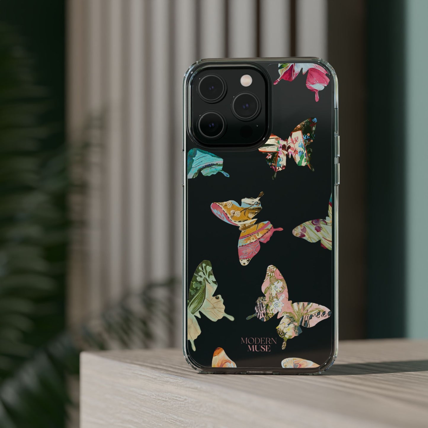Clear Large Butterflies Phone Case