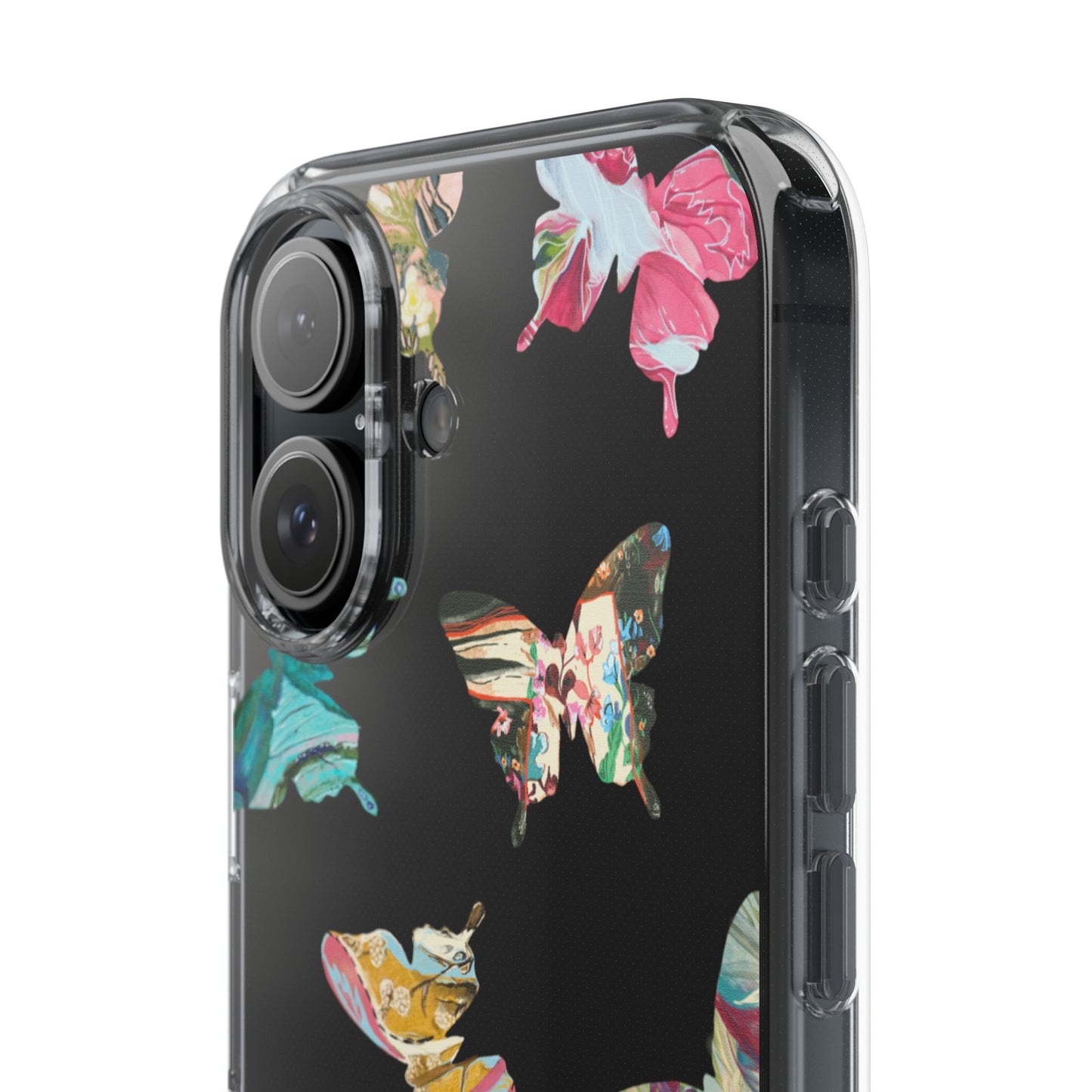 Clear Large Butterflies Phone Case