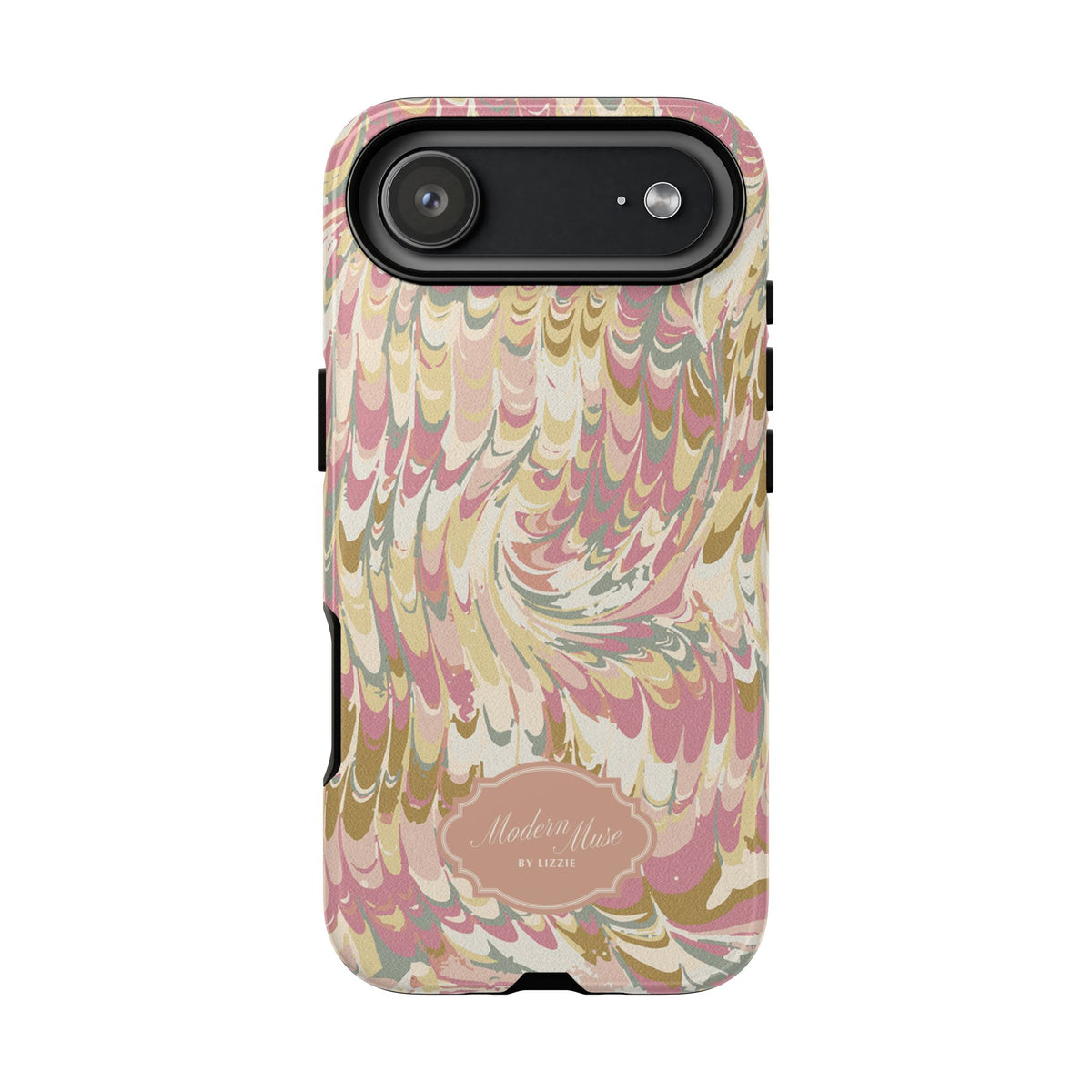 Peachy Italian Marble Phone Case