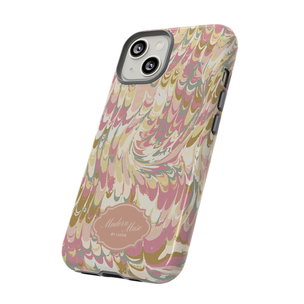 Peachy Italian Marble Phone Case