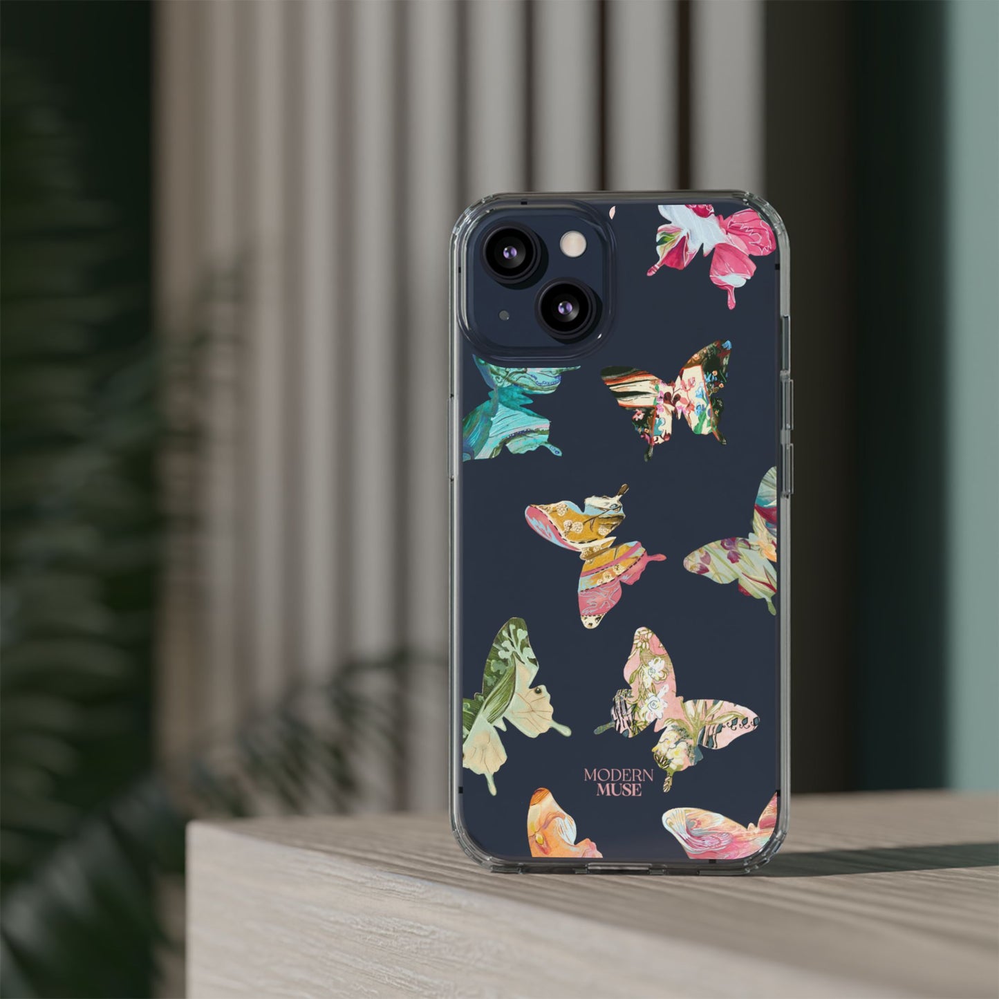 Clear Large Butterflies Phone Case