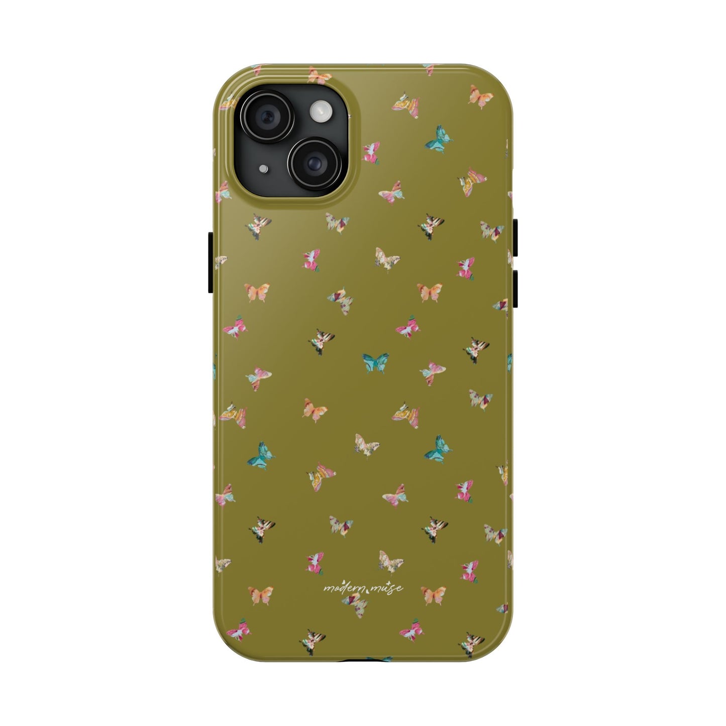 Mini Butterflies Chartreuse Phone Case
