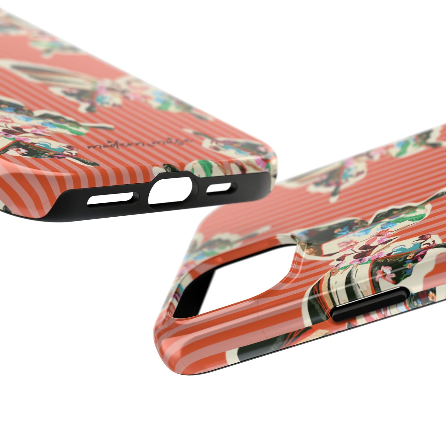 Red Stripe Butterfly Phone Case