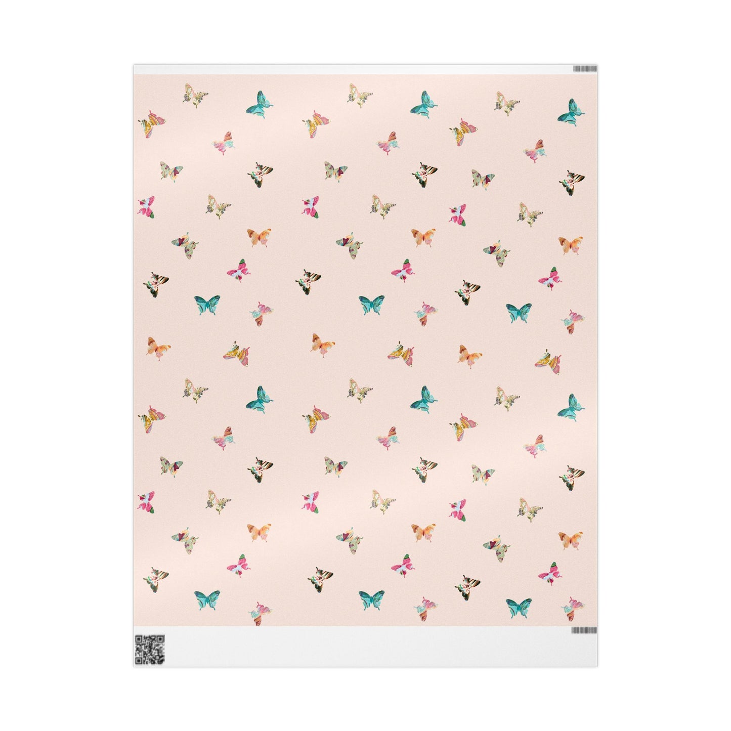 Blush Butterfly Gift Wrap