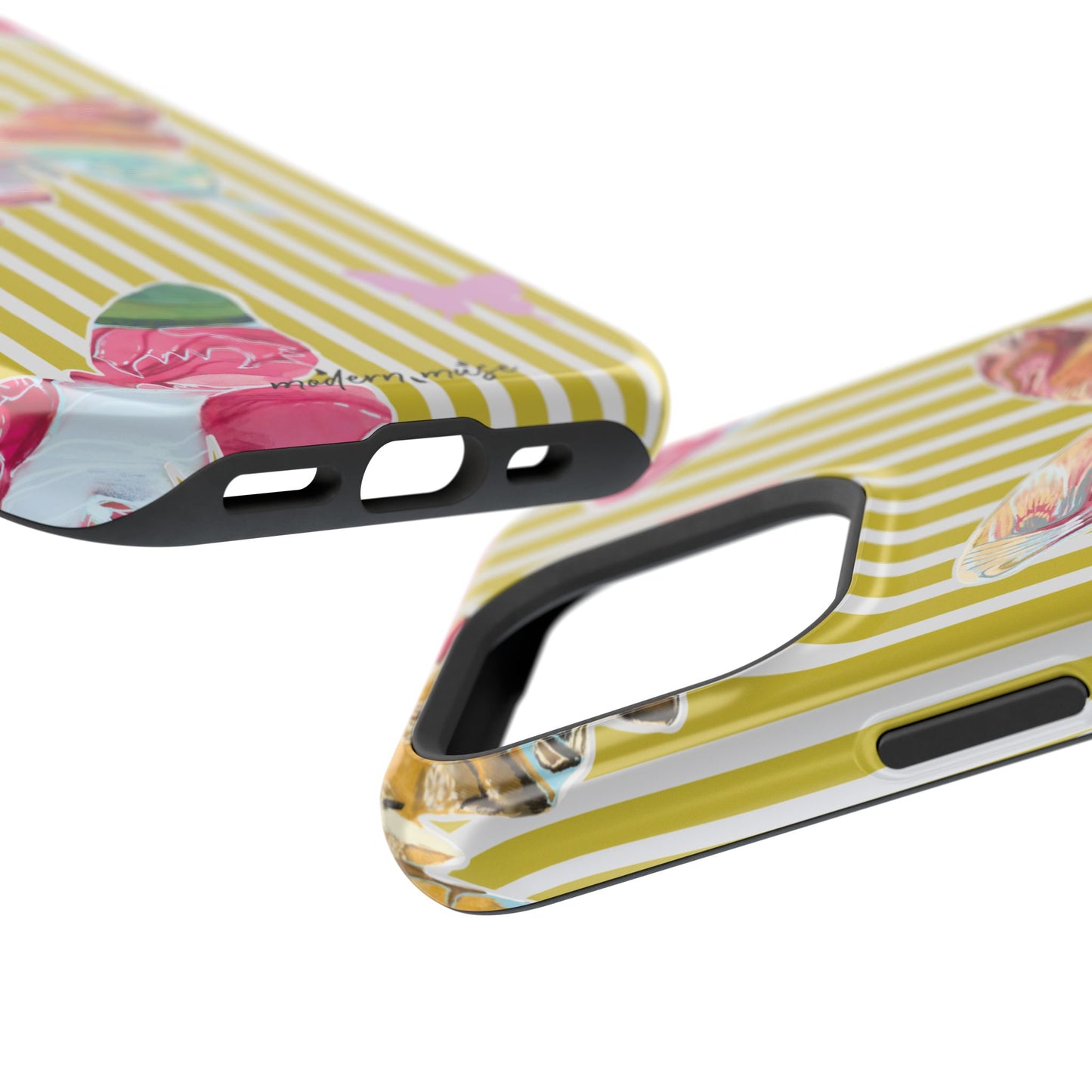 Stripe Butterfly Phone Case