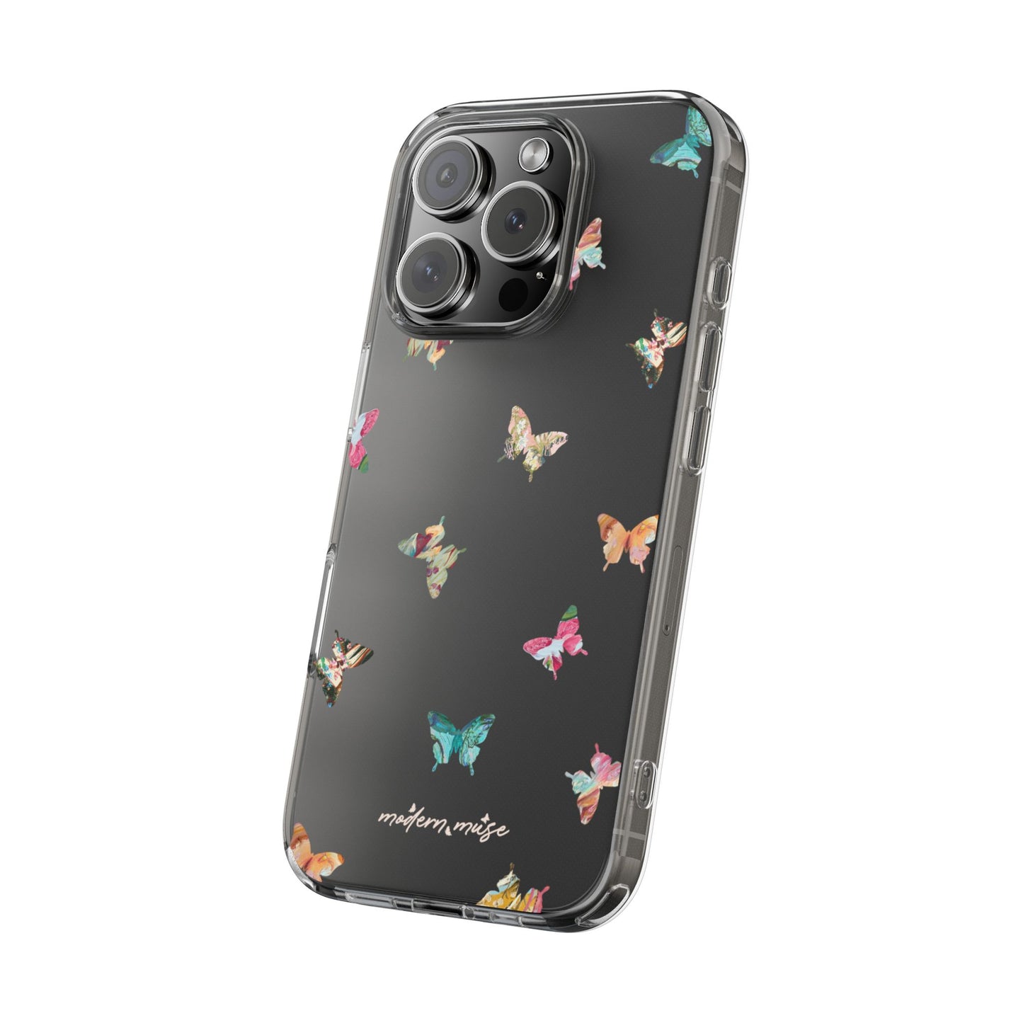 Clear Mini Butterflies Phone Case