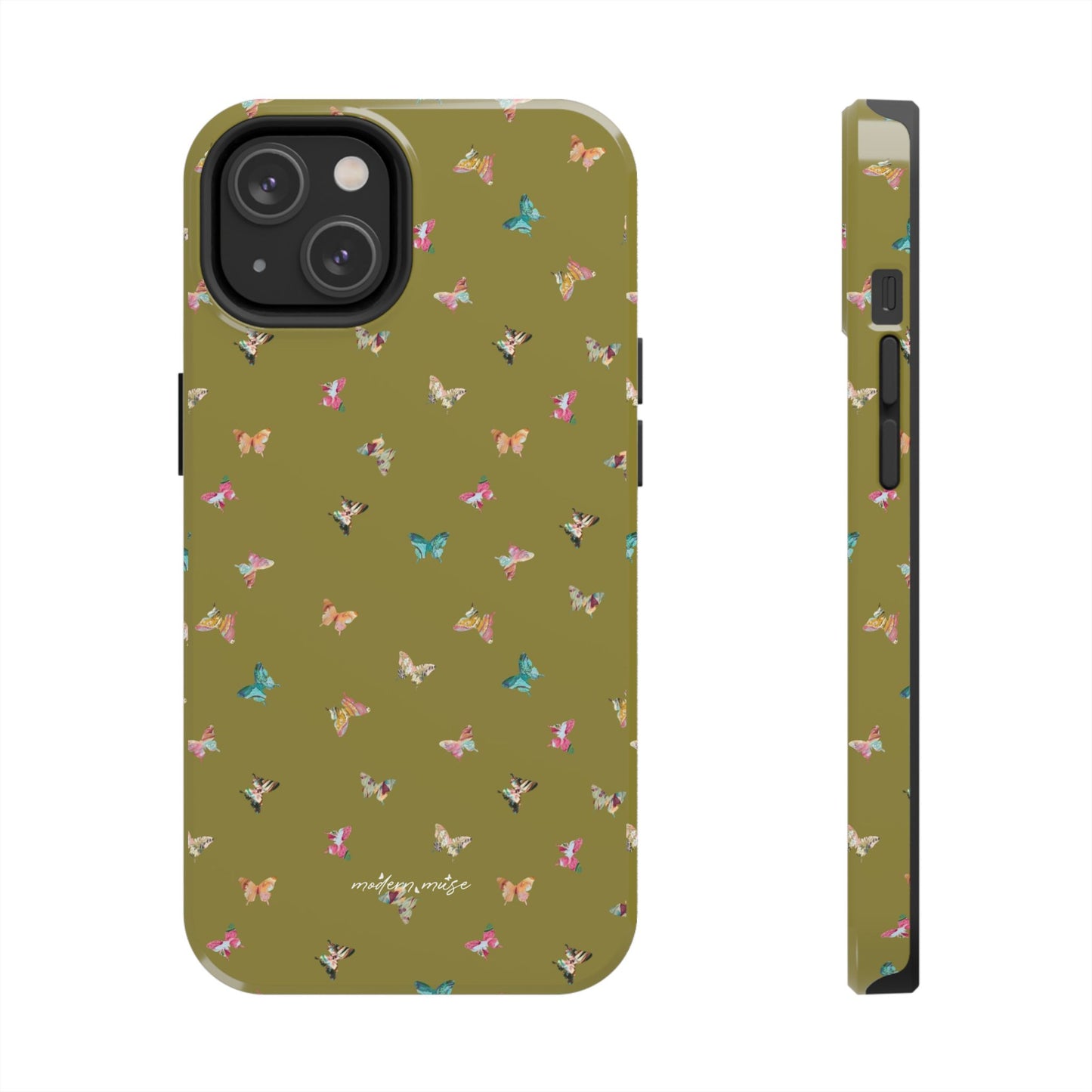 Mini Butterflies Chartreuse Phone Case