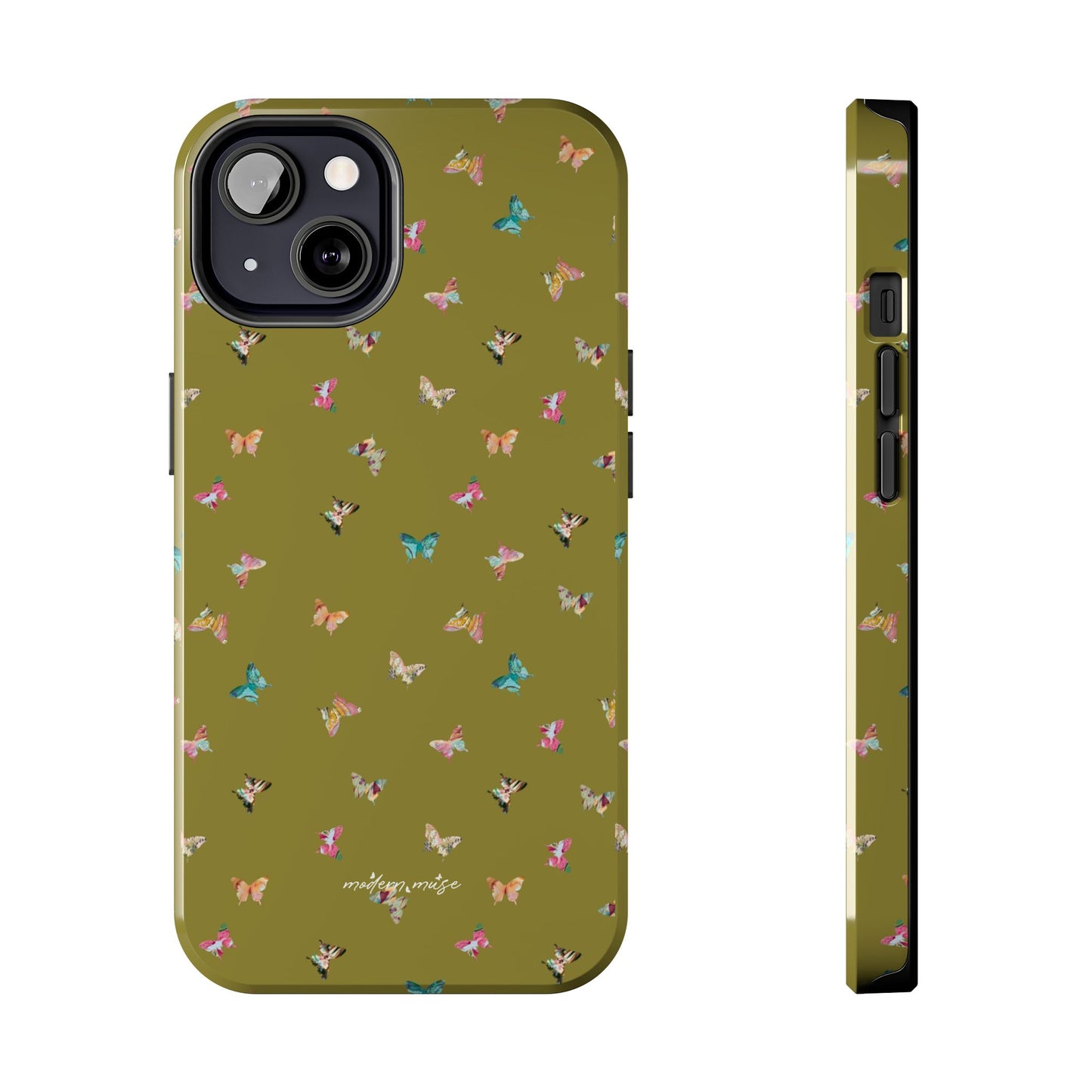 Mini Butterflies Chartreuse Phone Case