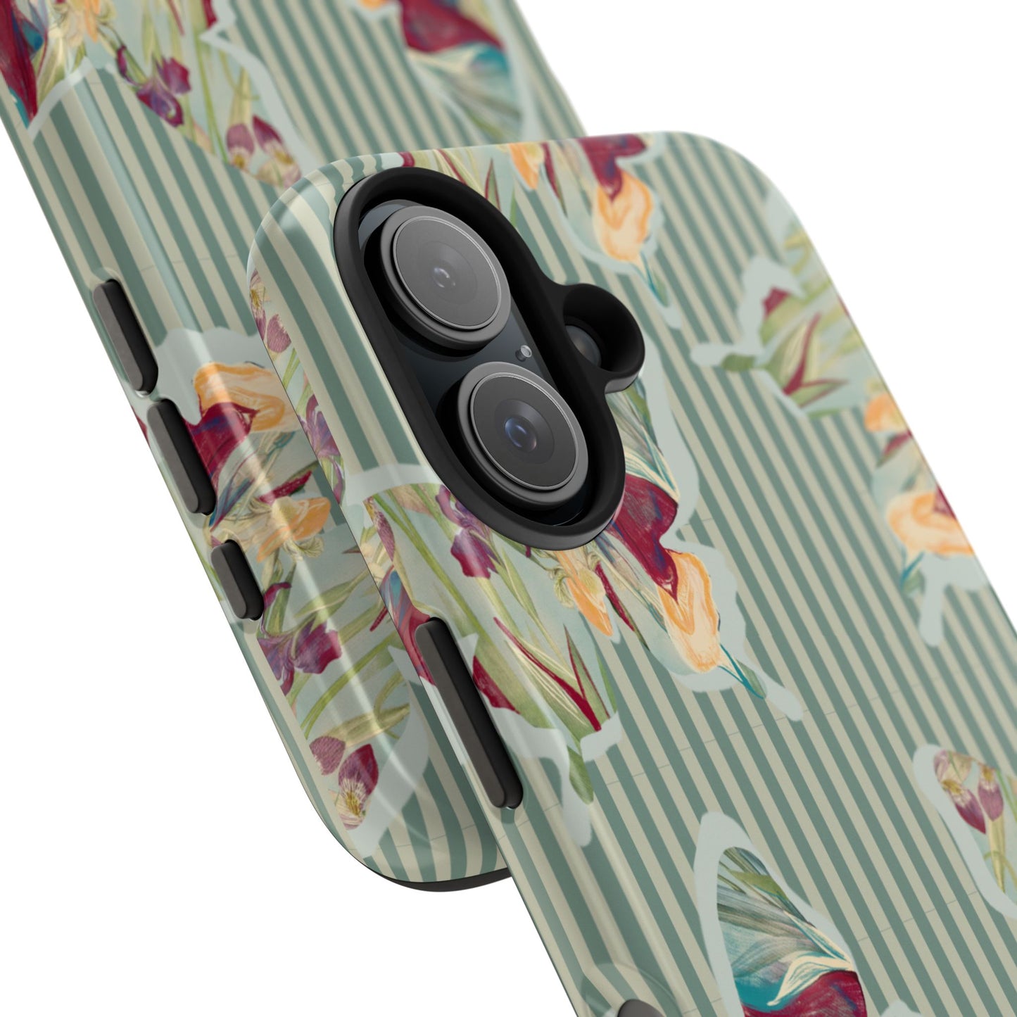 Blue Stripe Butterfly Phone Case