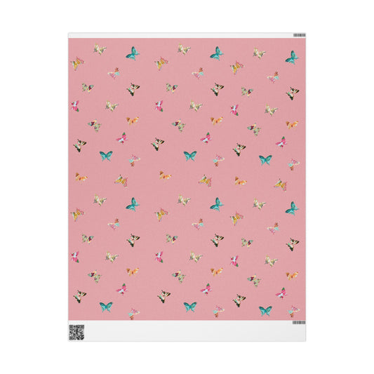 Sugar Plum Butterfly Gift Wrap