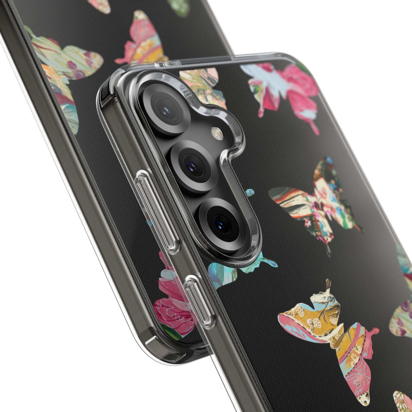 Clear Large Butterflies Phone Case