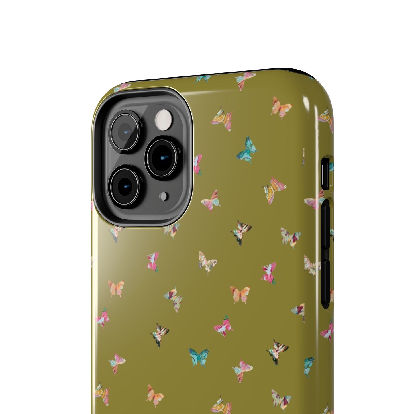 Mini Butterflies Chartreuse Phone Case