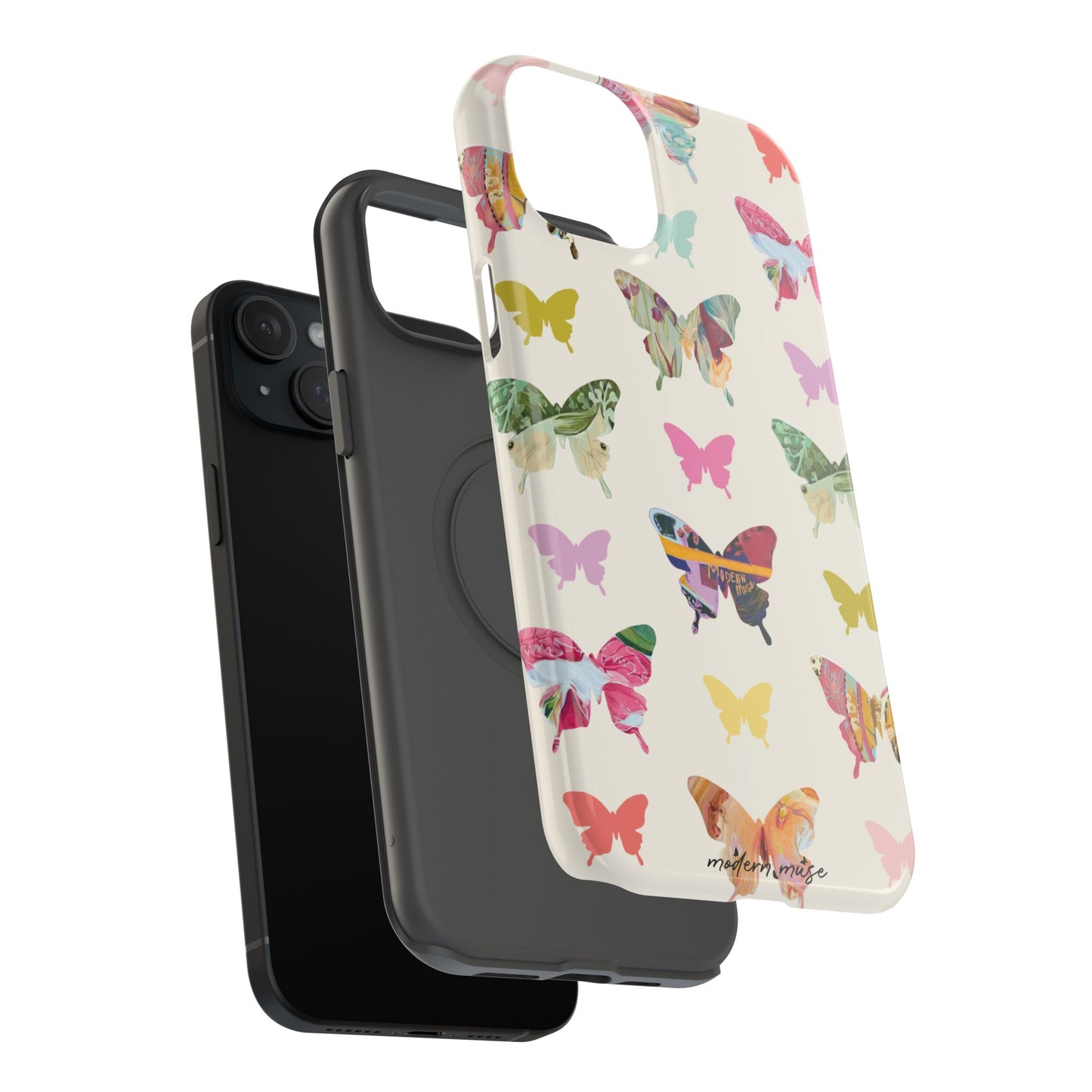 Monochromatic Butterfly Phone Case