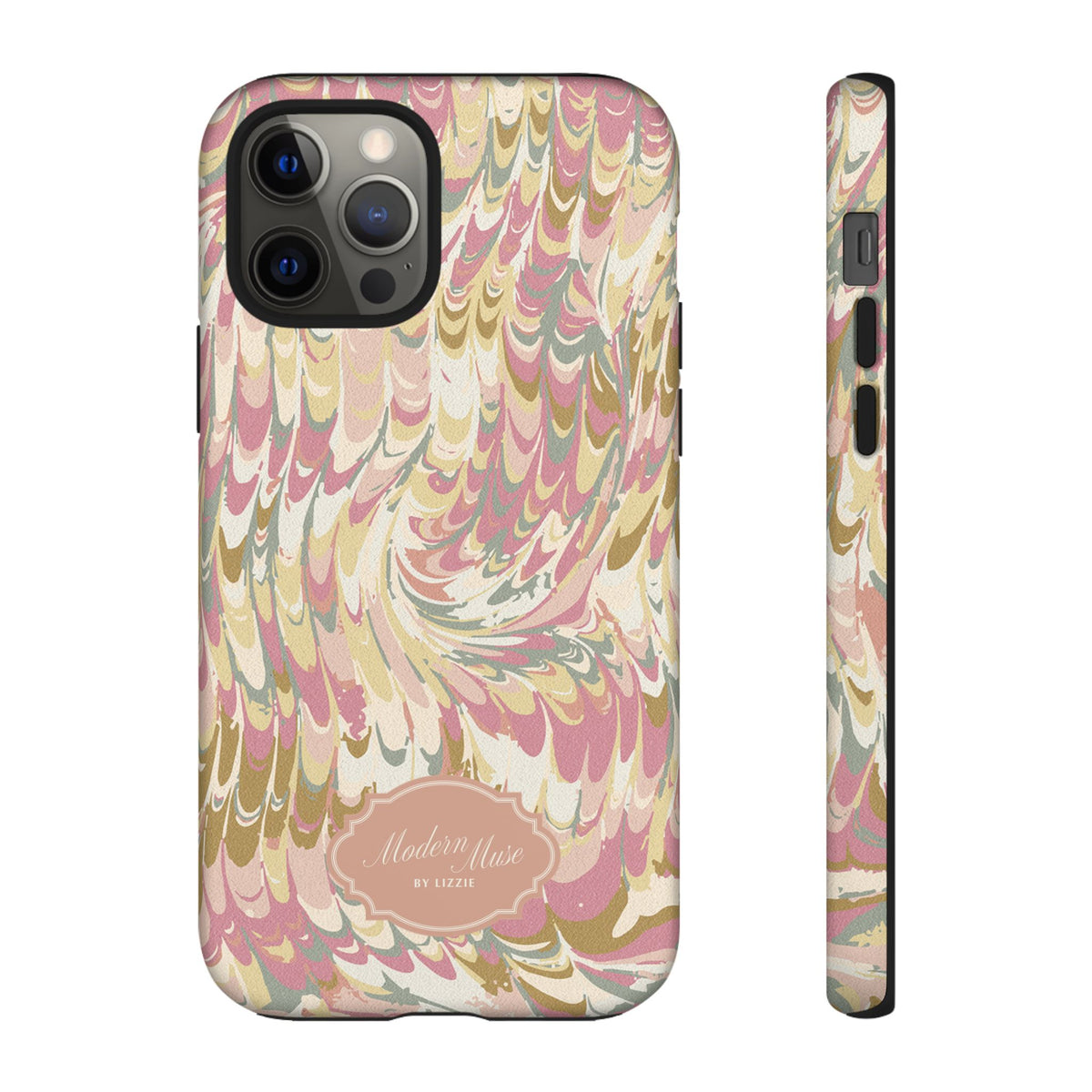 Peachy Italian Marble Phone Case